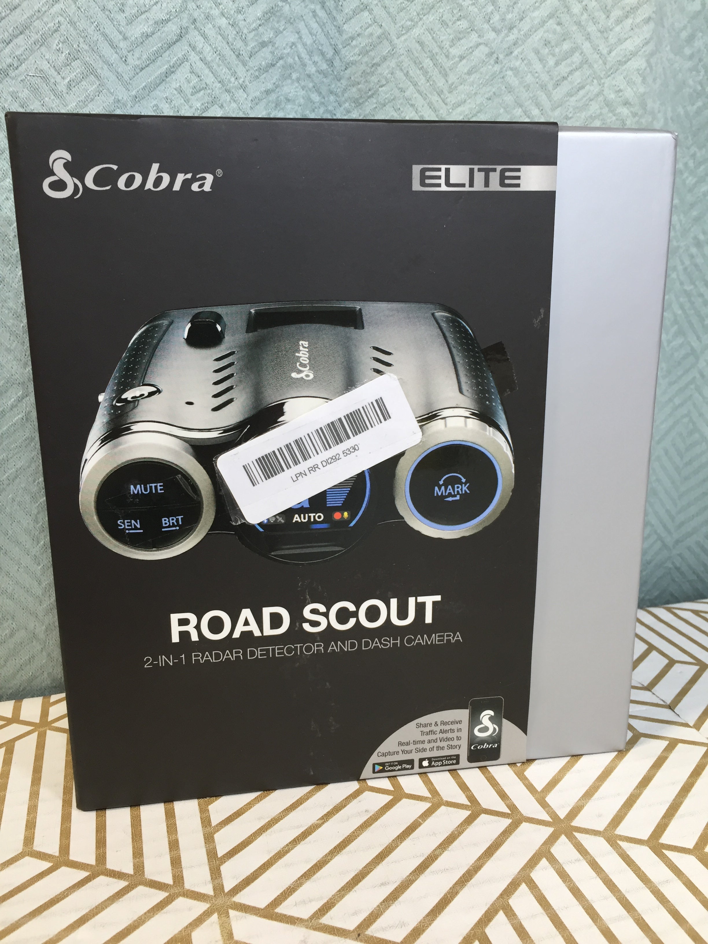 Cobra Road Scout Dash Cam and Radar Detector, WiFi, Bluetooth, iRadar - Dash Camera (7943786201326)