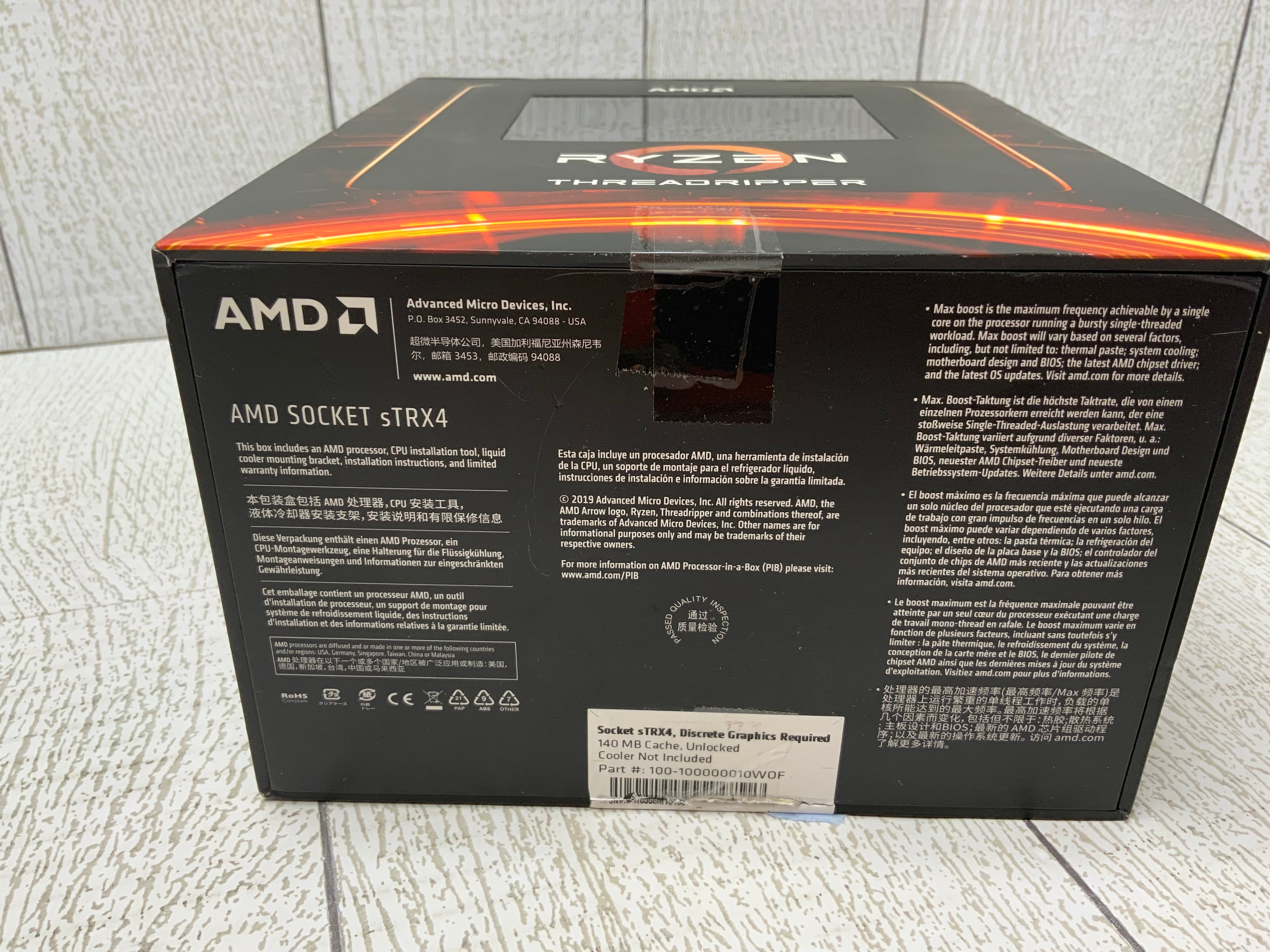 AMD Ryzen Threadripper 3960X 24-Core, 48-Thread Unlocked Desktop Proce