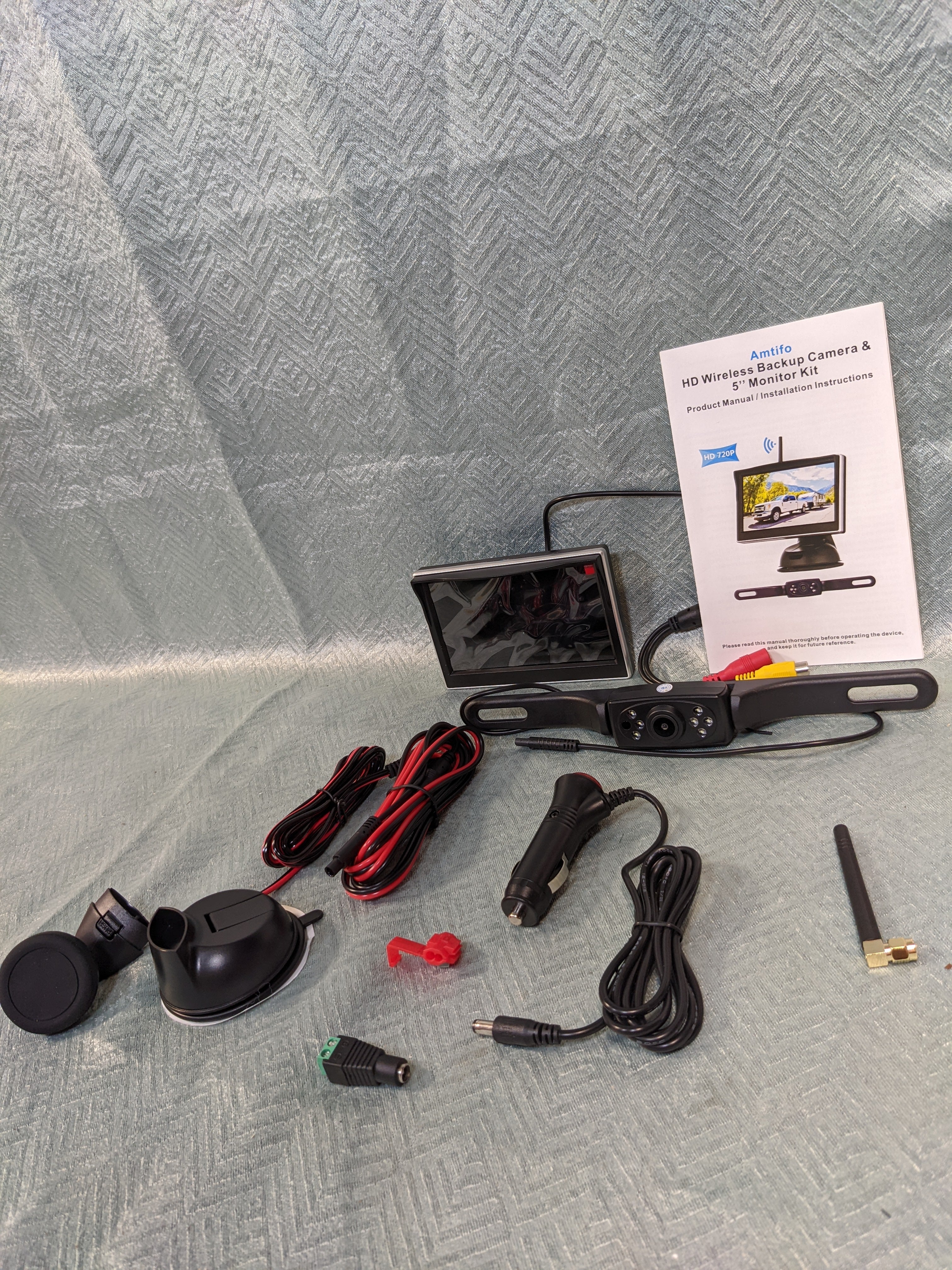 Amtifo HD 1080p Digital Wireless Vehicle Backup Camera System & Monitor Kit (7583538839790)