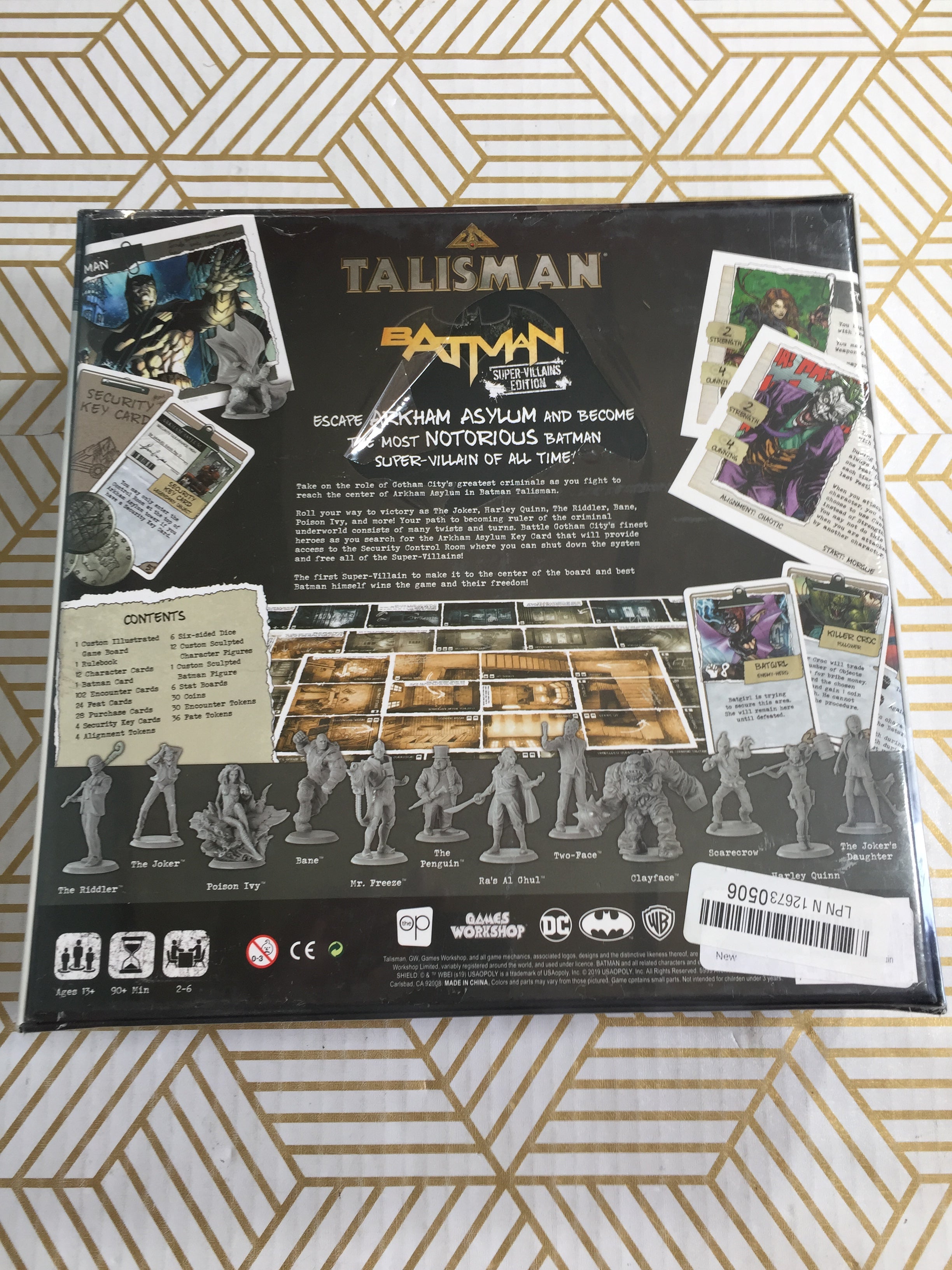 Talisman Batman Super-Villians Edition Competitive Board Game *SEALED* (7887136555246)