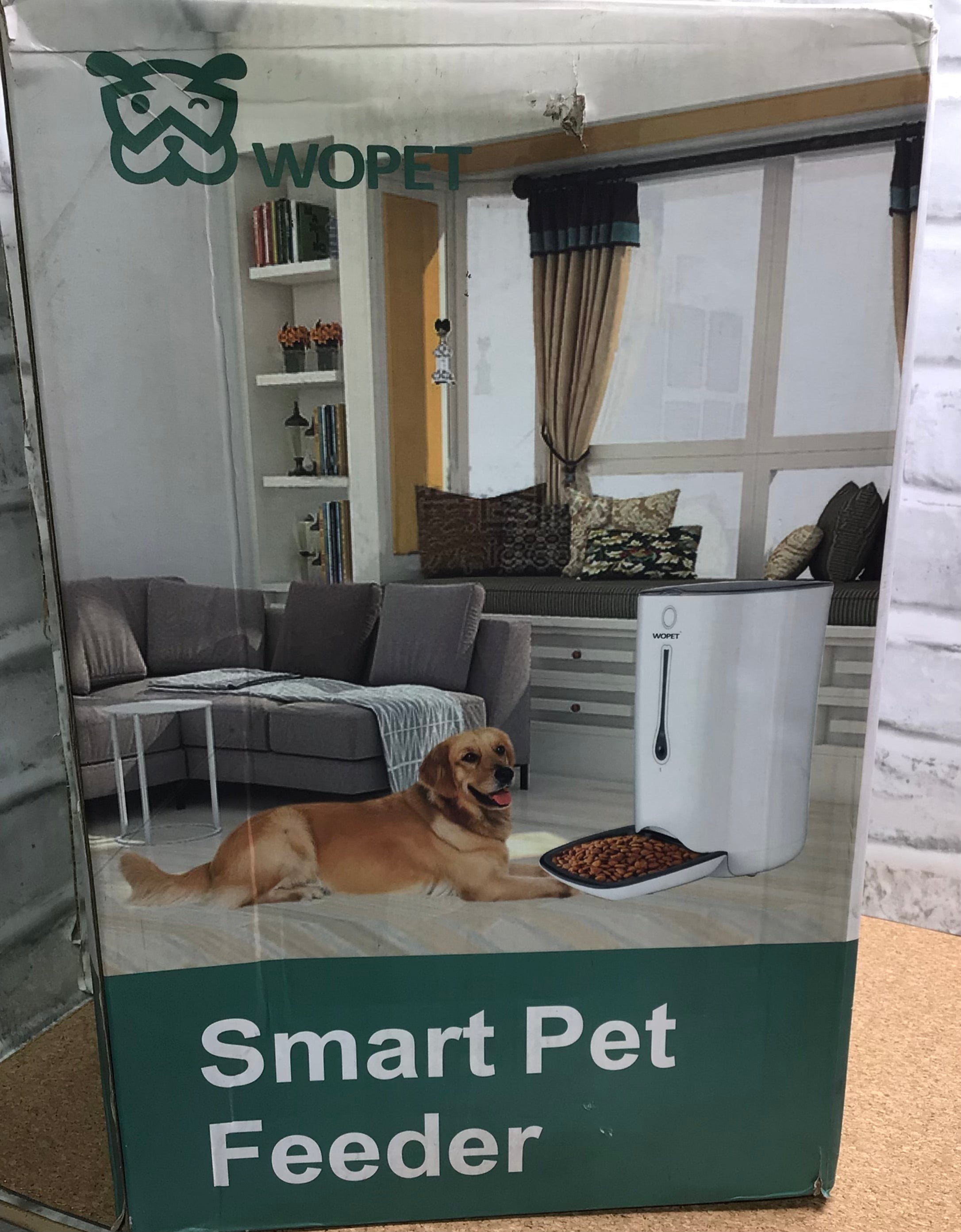 WOPET Automatic ,Camera, Smart Feeder Cat Dog Food Dispenser **Tested** (7763794297070)