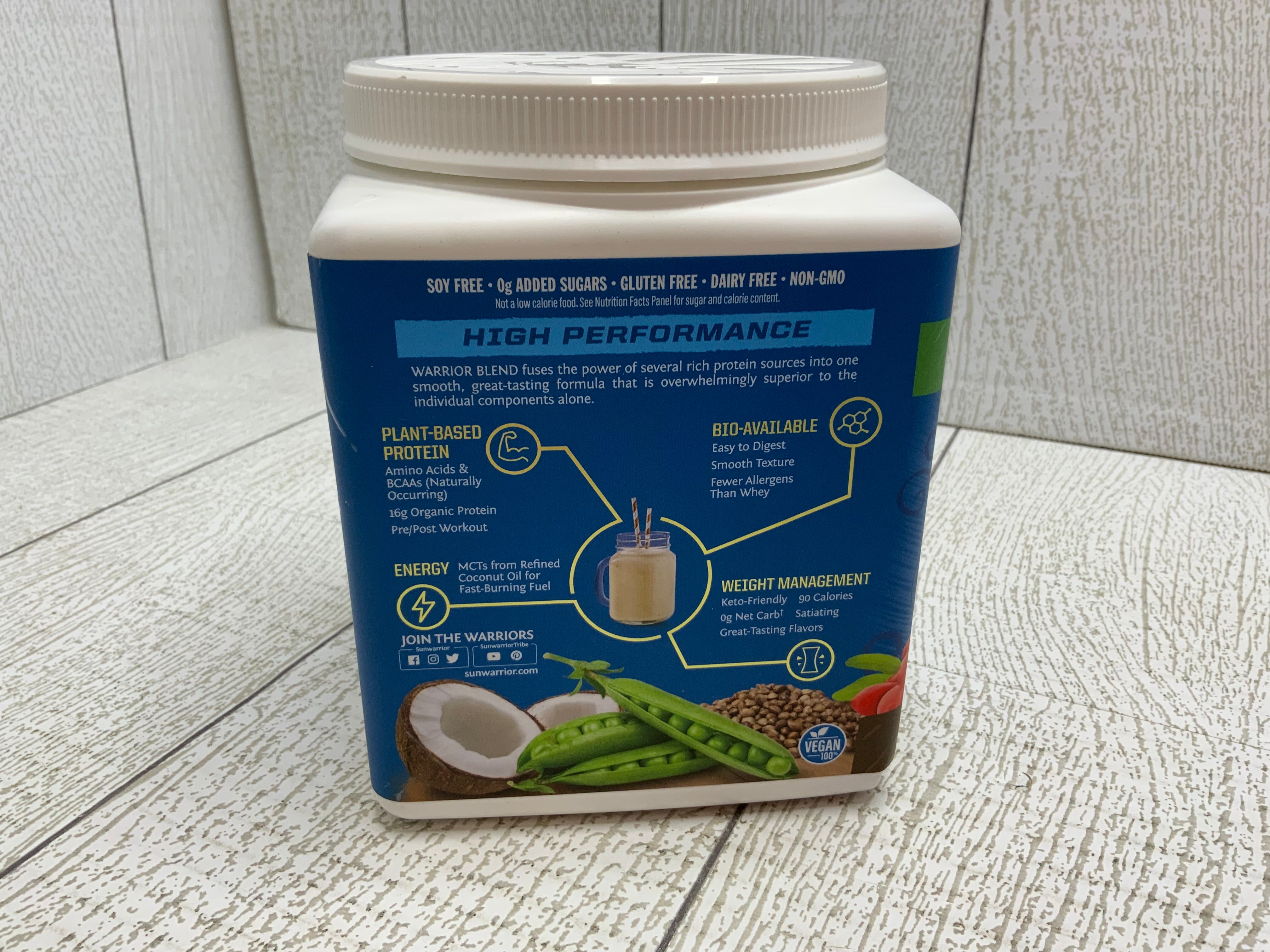 Sunwarrior Vegan Protein Powder with BCAA Organic Hemp Seed Protein Gluten Free (8028731244782)