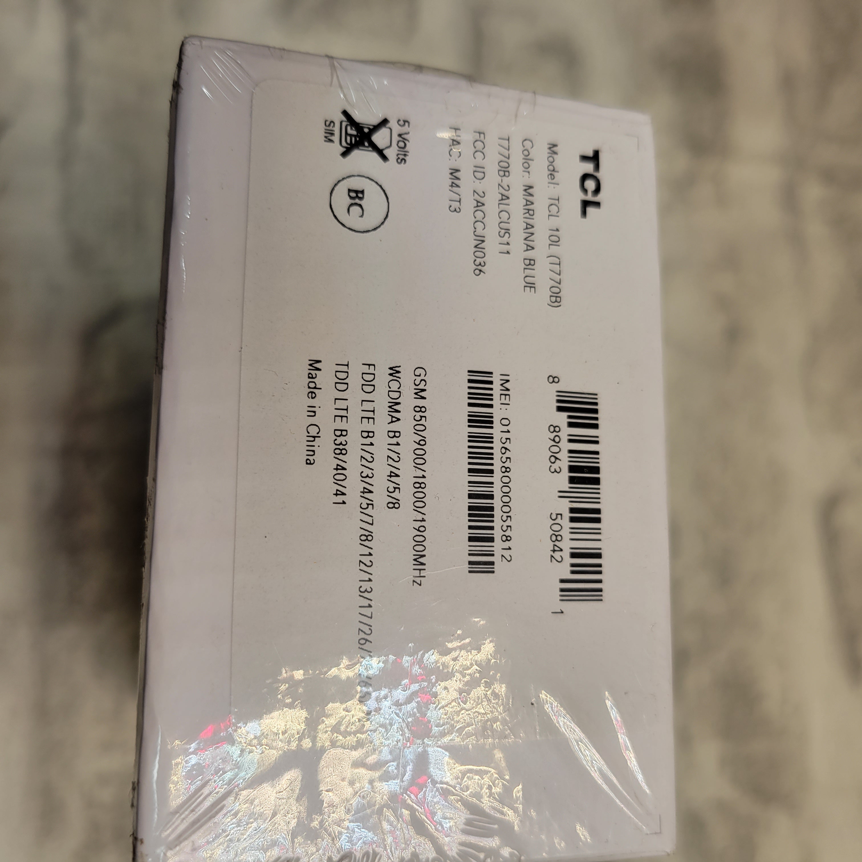 TCL 10L T770B-2ALCUS11 64GB 6GB RAM US Version - Mariana Blue *READ DESCRIPTION* (7881428336878)