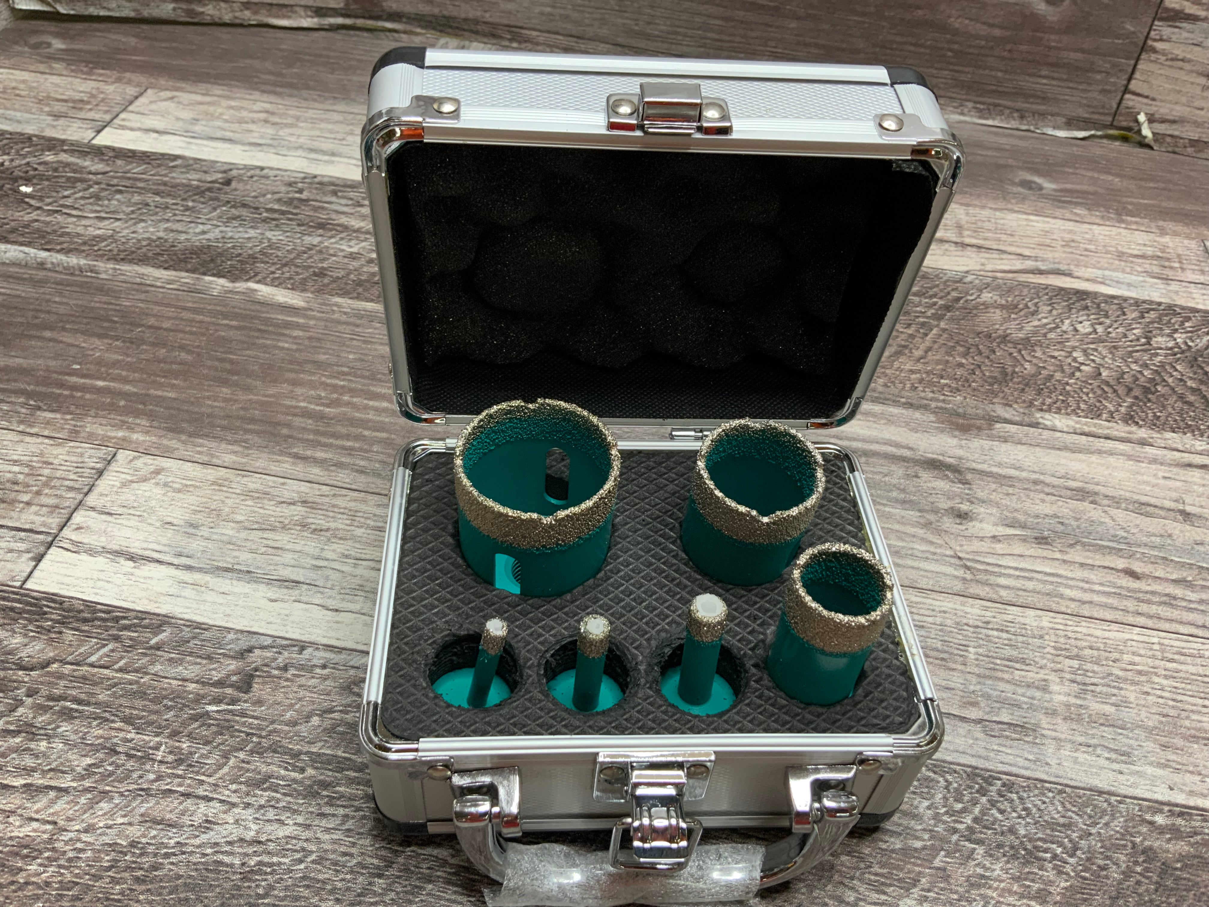 UOOU 6PCS Diamond Core Drill Bits Hole Saw Set for Porcelain Tile Granite Marble (8119229972718)