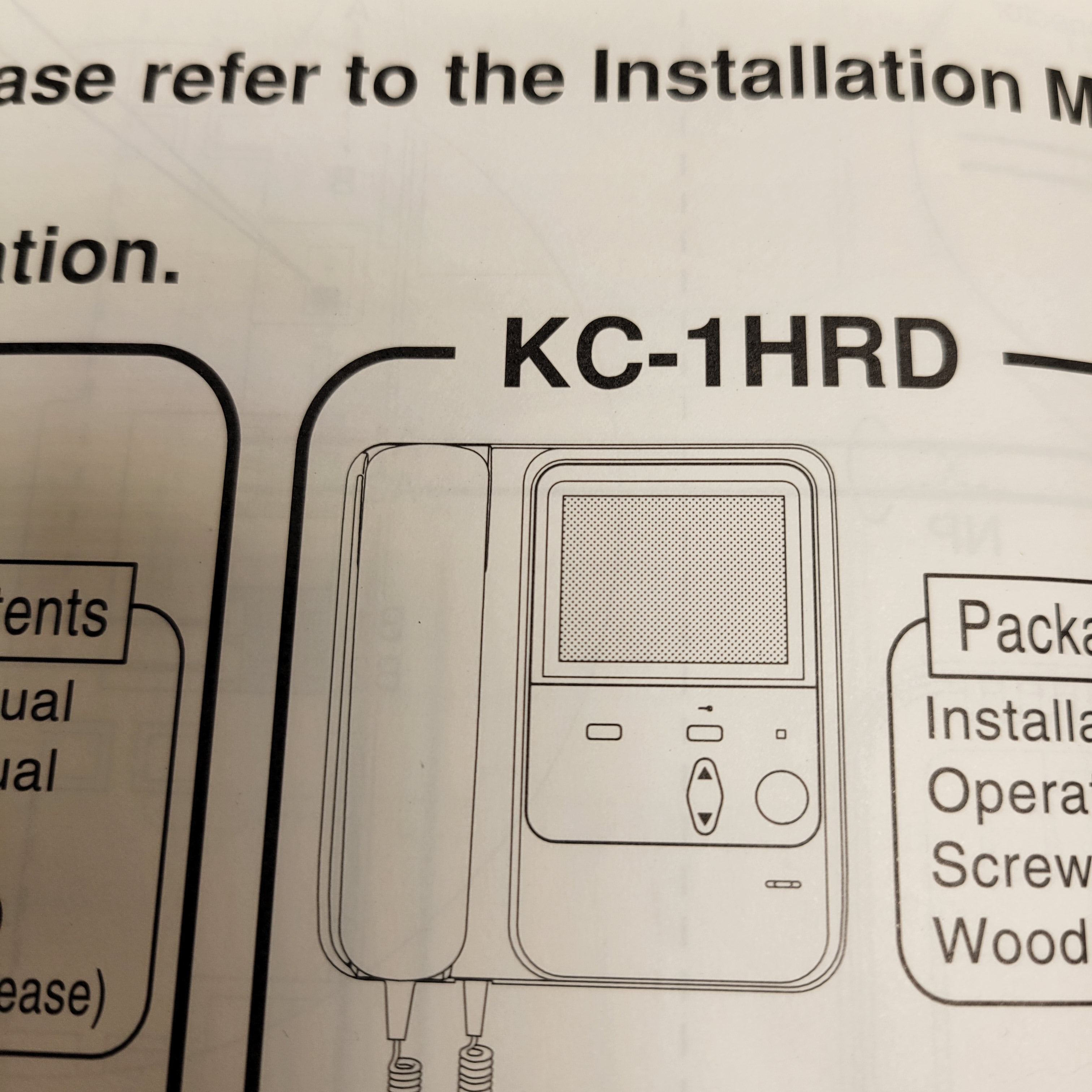 Aiphone - KC-1HRD - Sub Station (7593032810734)