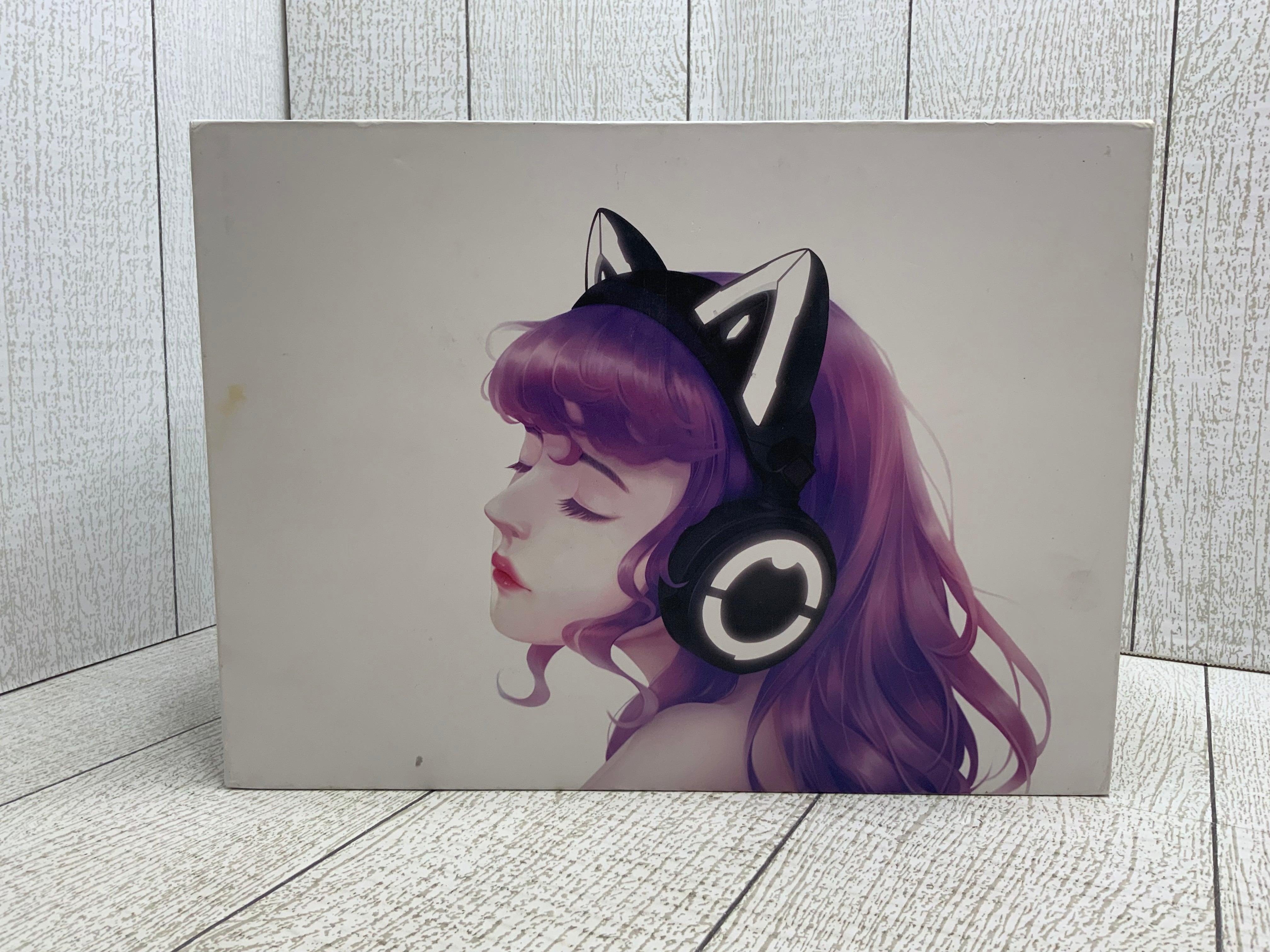 YOWU RGB Cat Ear Headphone 4 (Black) (8035320365294)