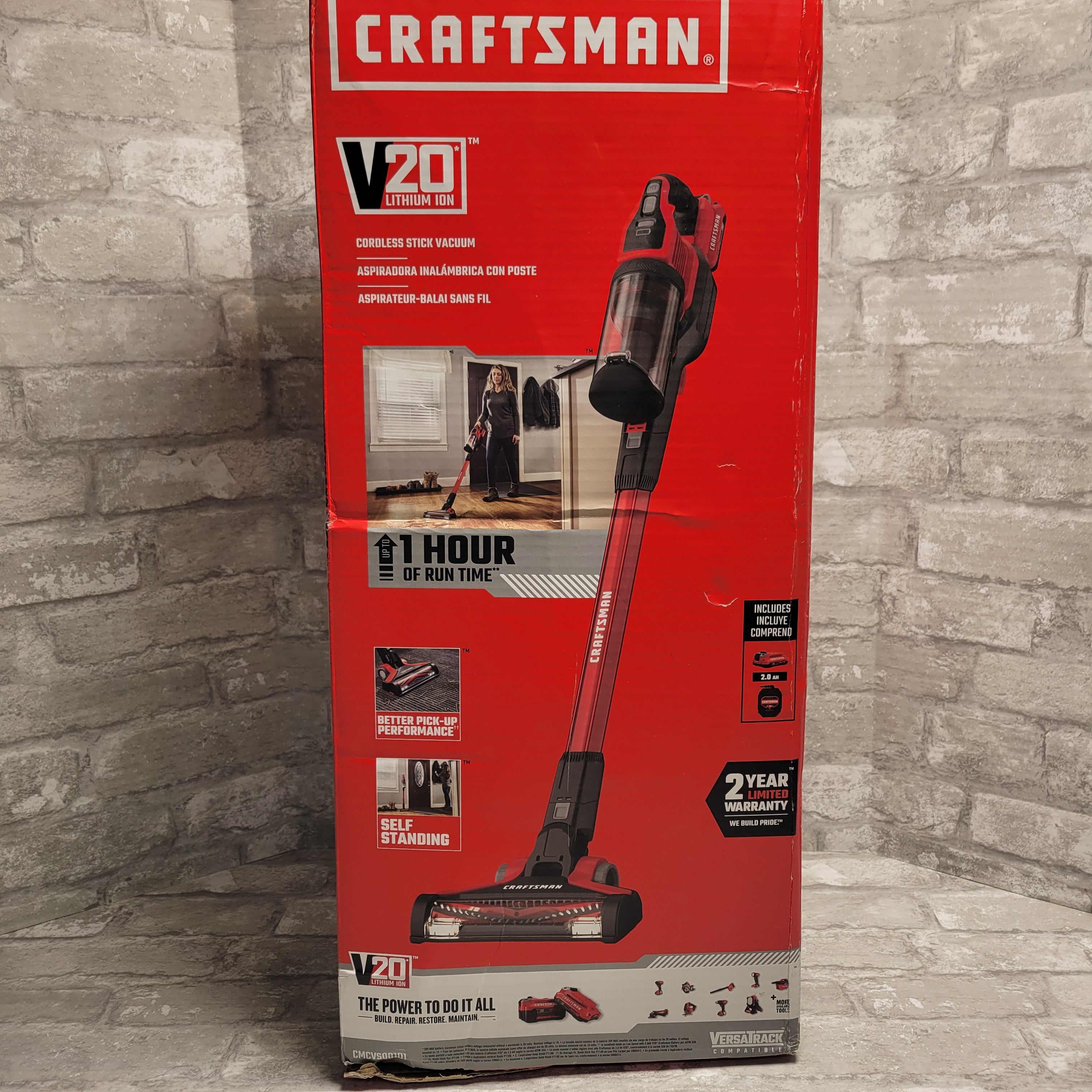 Craftsman V20 Cordless Stick Vacuum Cleaner Craftsman v20 cordless stick vacuum cleaner