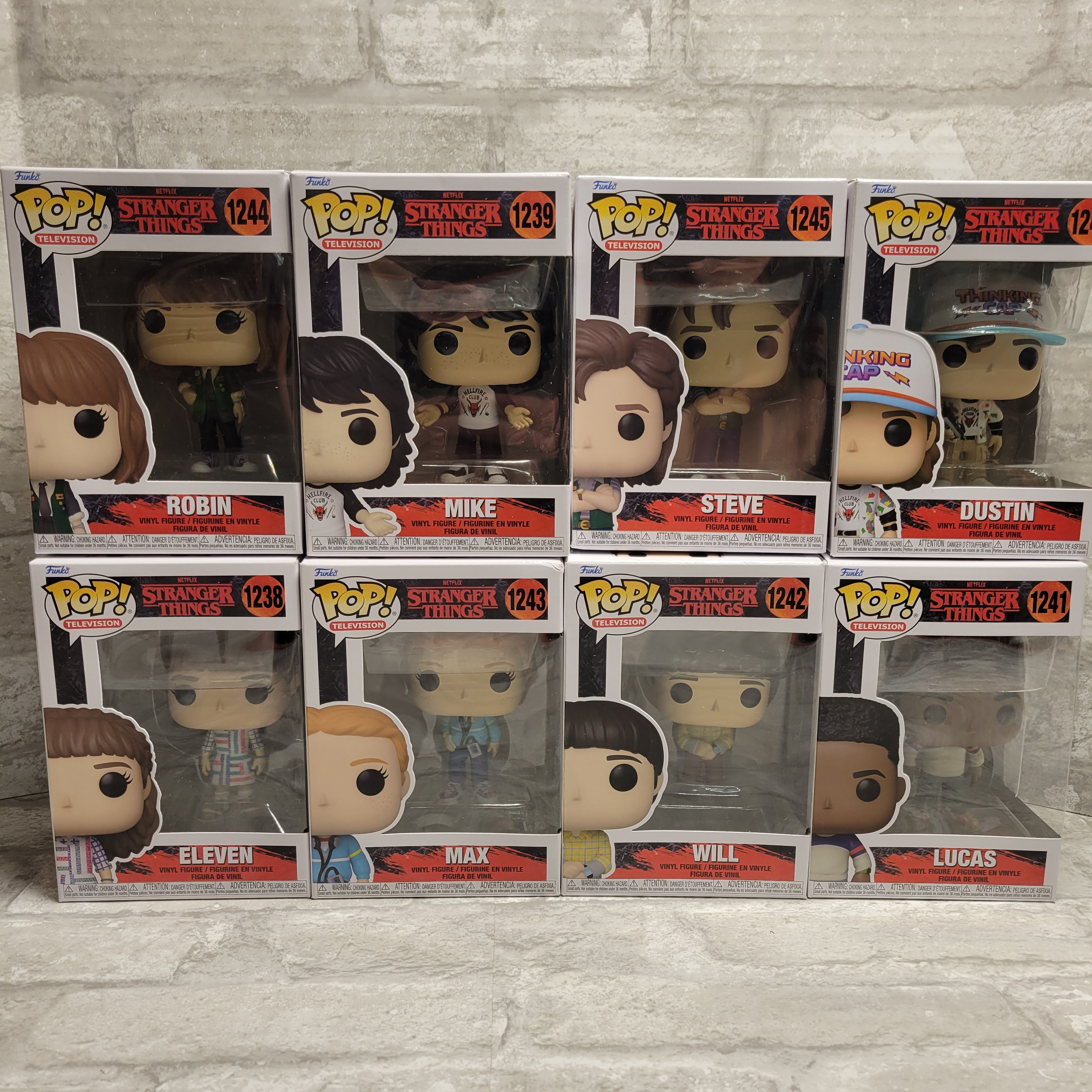 Stranger Things Funko Pop,  Lot Of 8 (8015124398318)