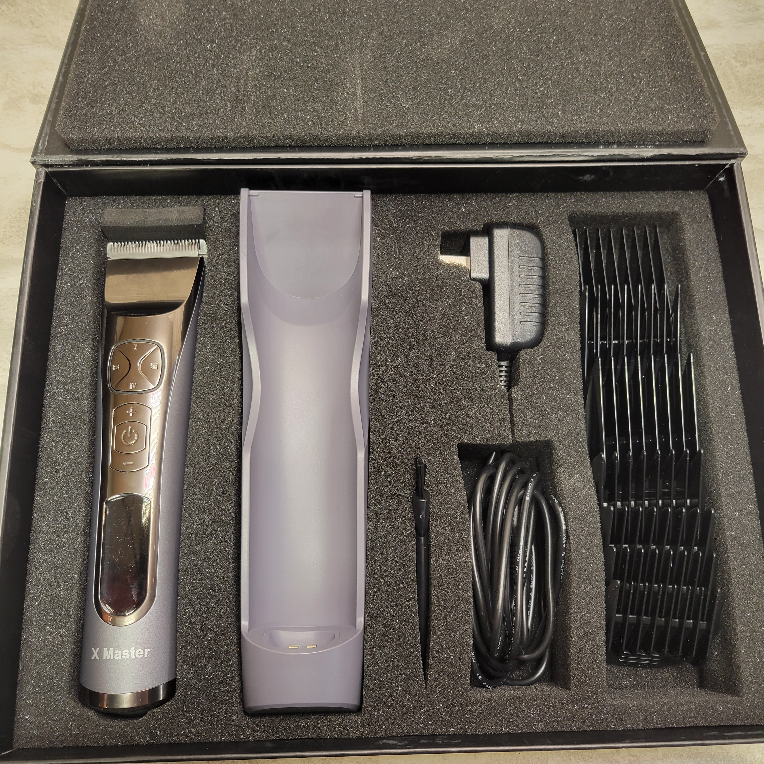 OPOVE Hair Clippers for Men with LCD Display, Cordless with 8 Guides & 5 Speeds (7595342921966)