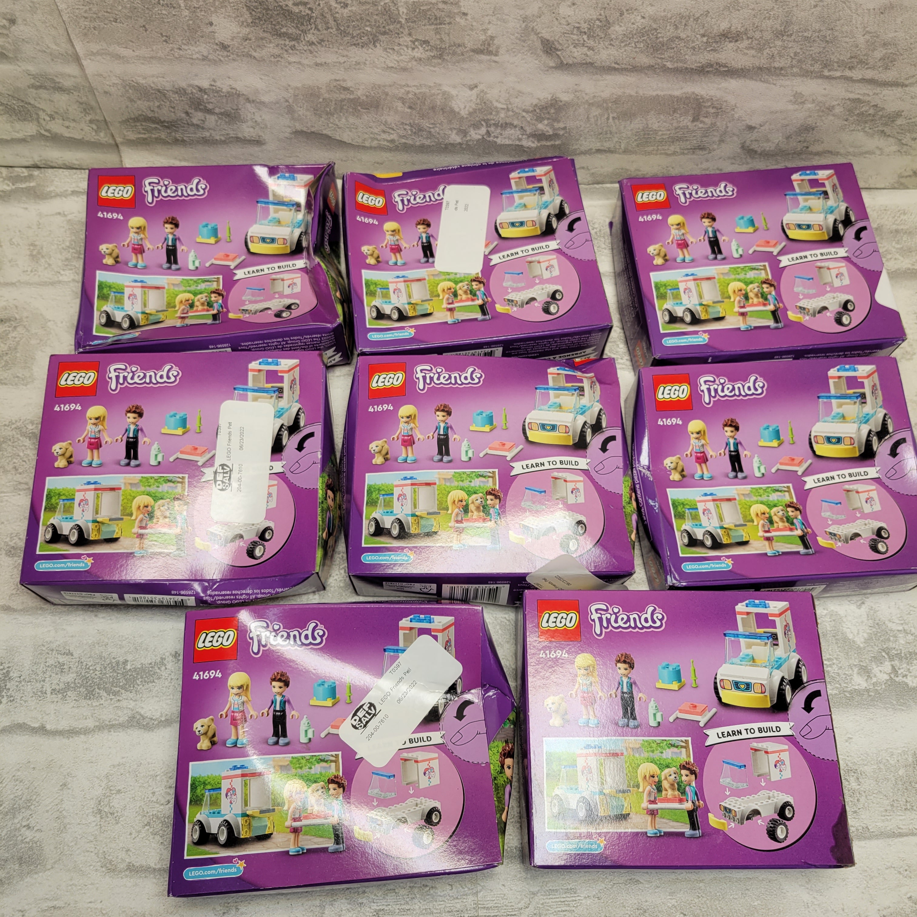 Lego Friends 41694 Pet Clinic Ambulance (Lot of 8) (7922186715374)