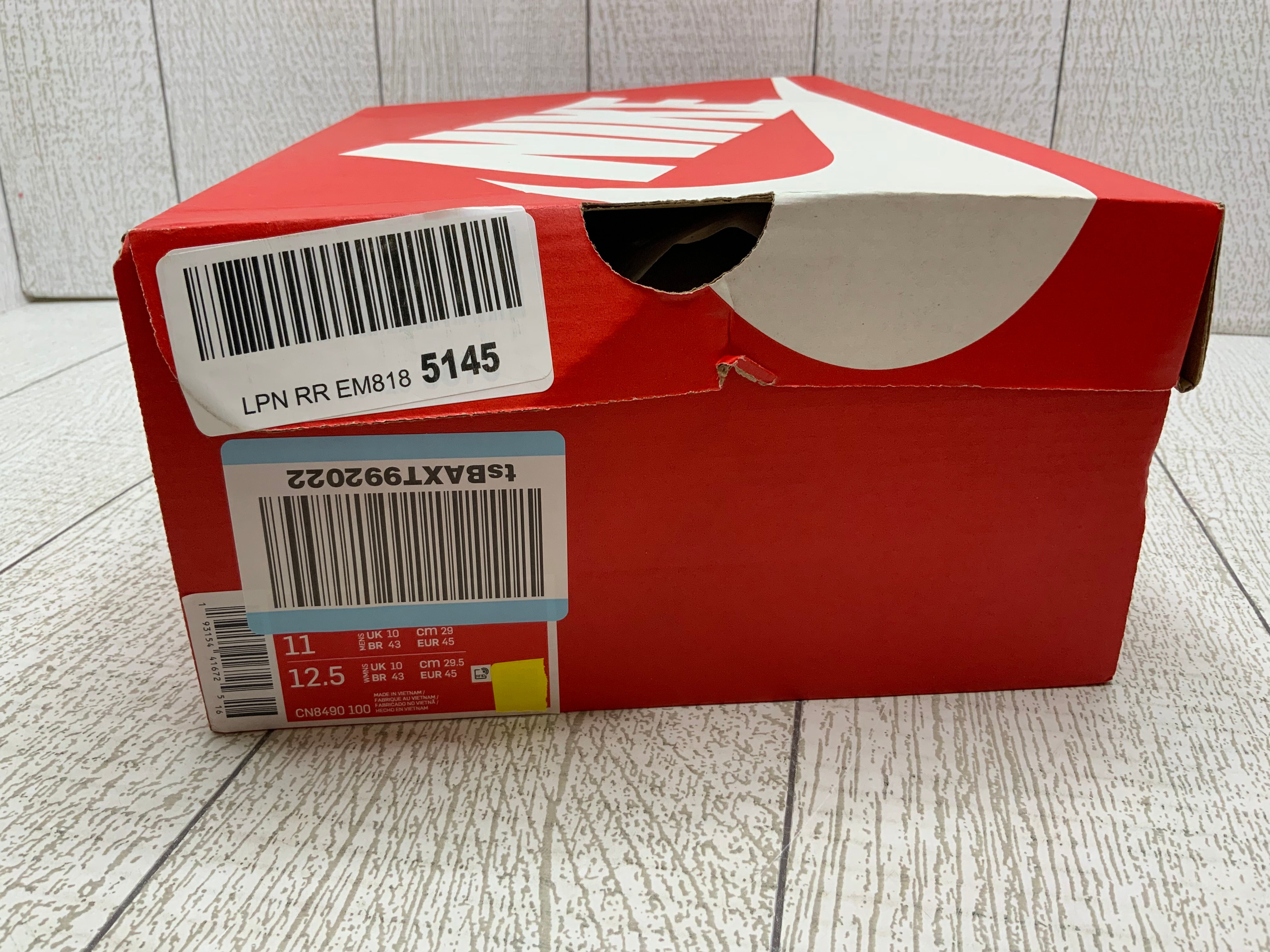 Nike Air Max 90 Men's Size 11 Triple White/Wolf Grey Shoes (CN8490-100) (8060633481454)