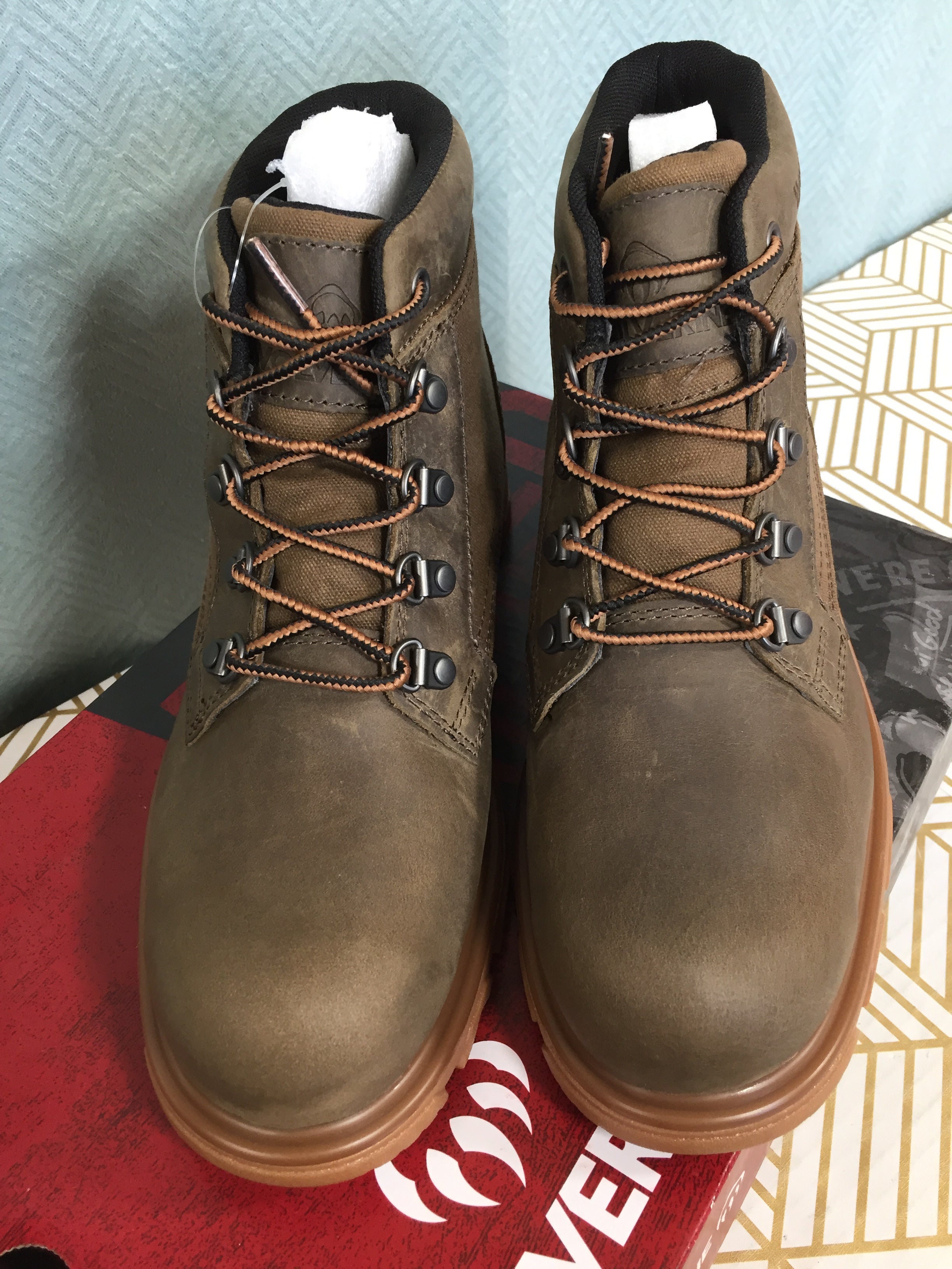 WOLVERINE Men's Drummond Waterproof Gravel Boots US Size 7.5 M (7865923731694)