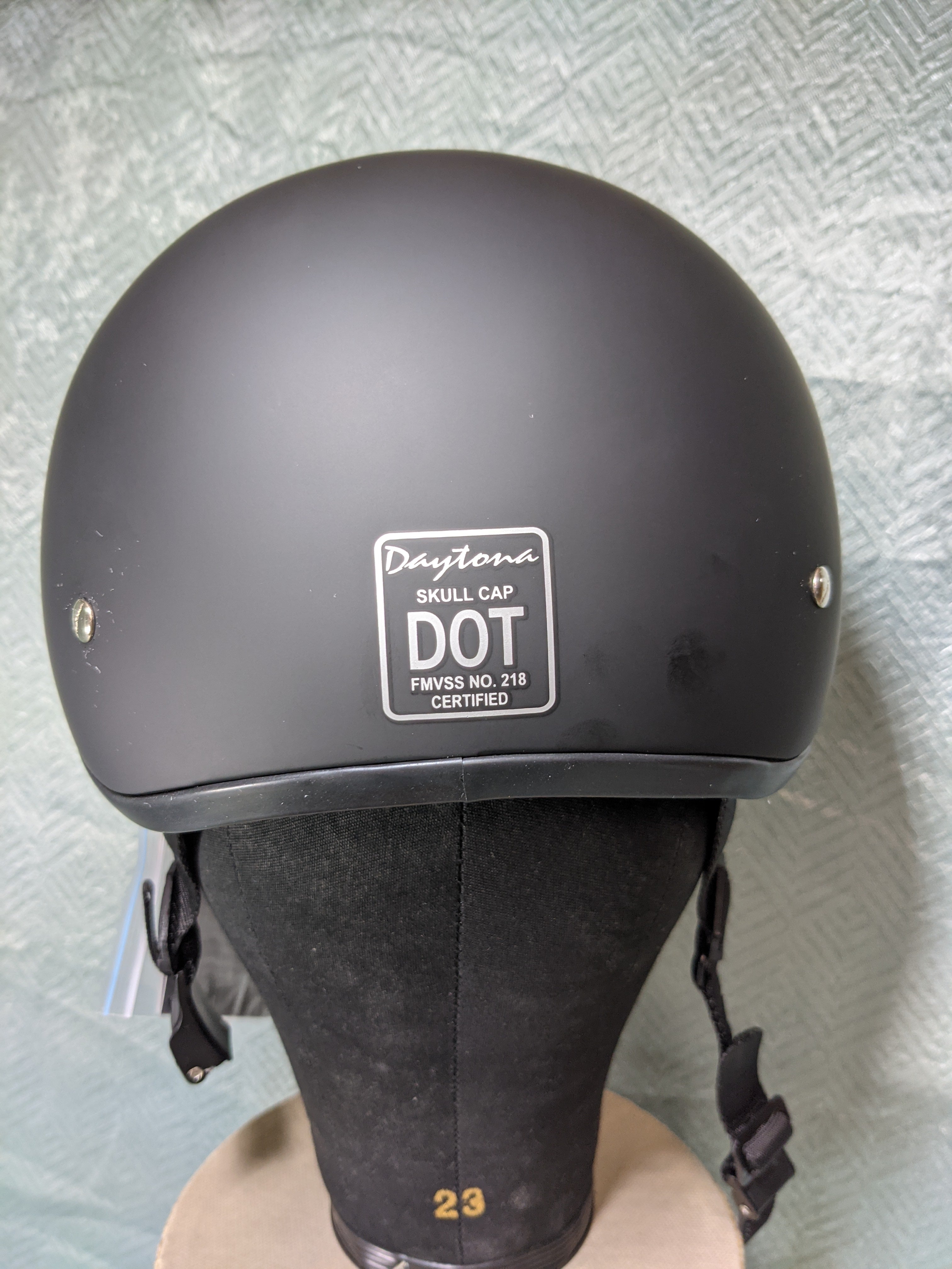 Daytona Helmets Half Cap Motorcycle Helmet Size M (6958045692087)