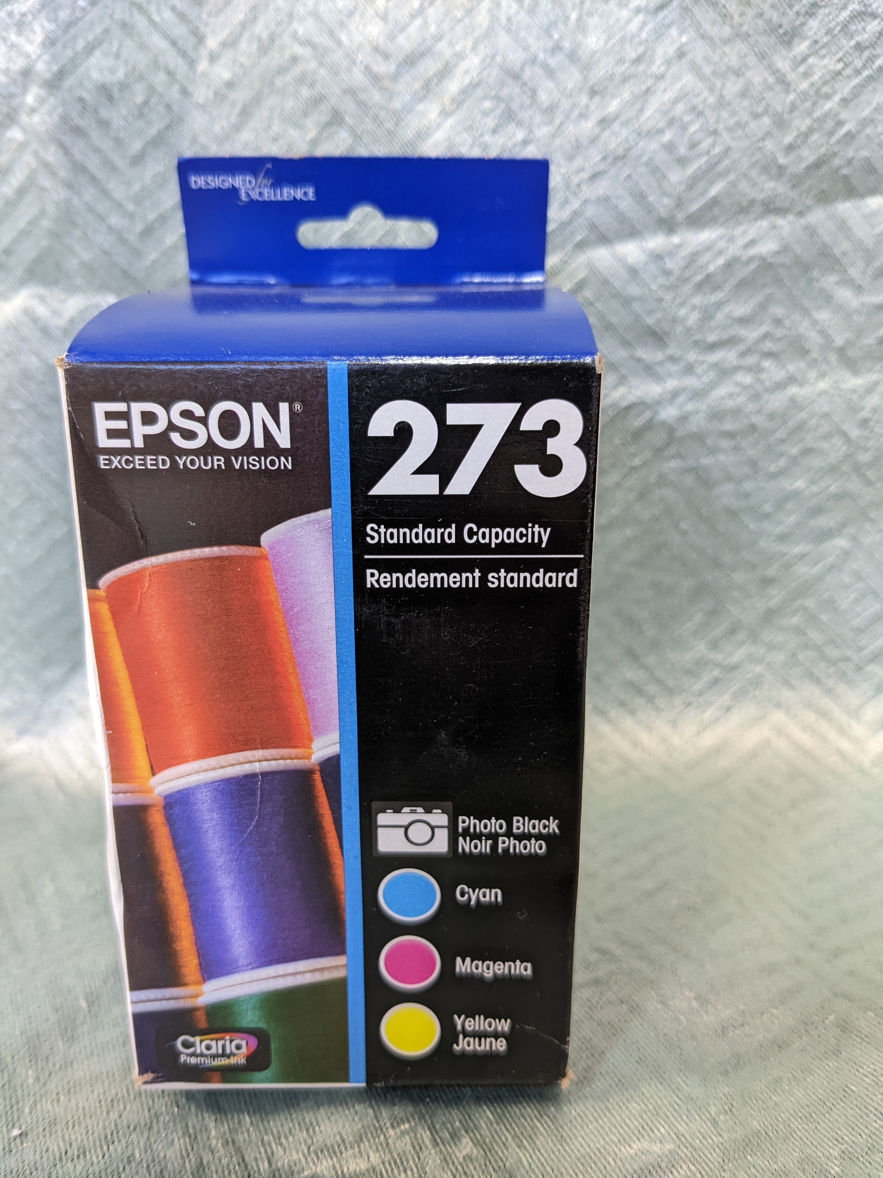 EPSON T273 Claria Ink Standard Capacity Photo Black & Color Combo Pack EX 12.2023 (7528198766830)