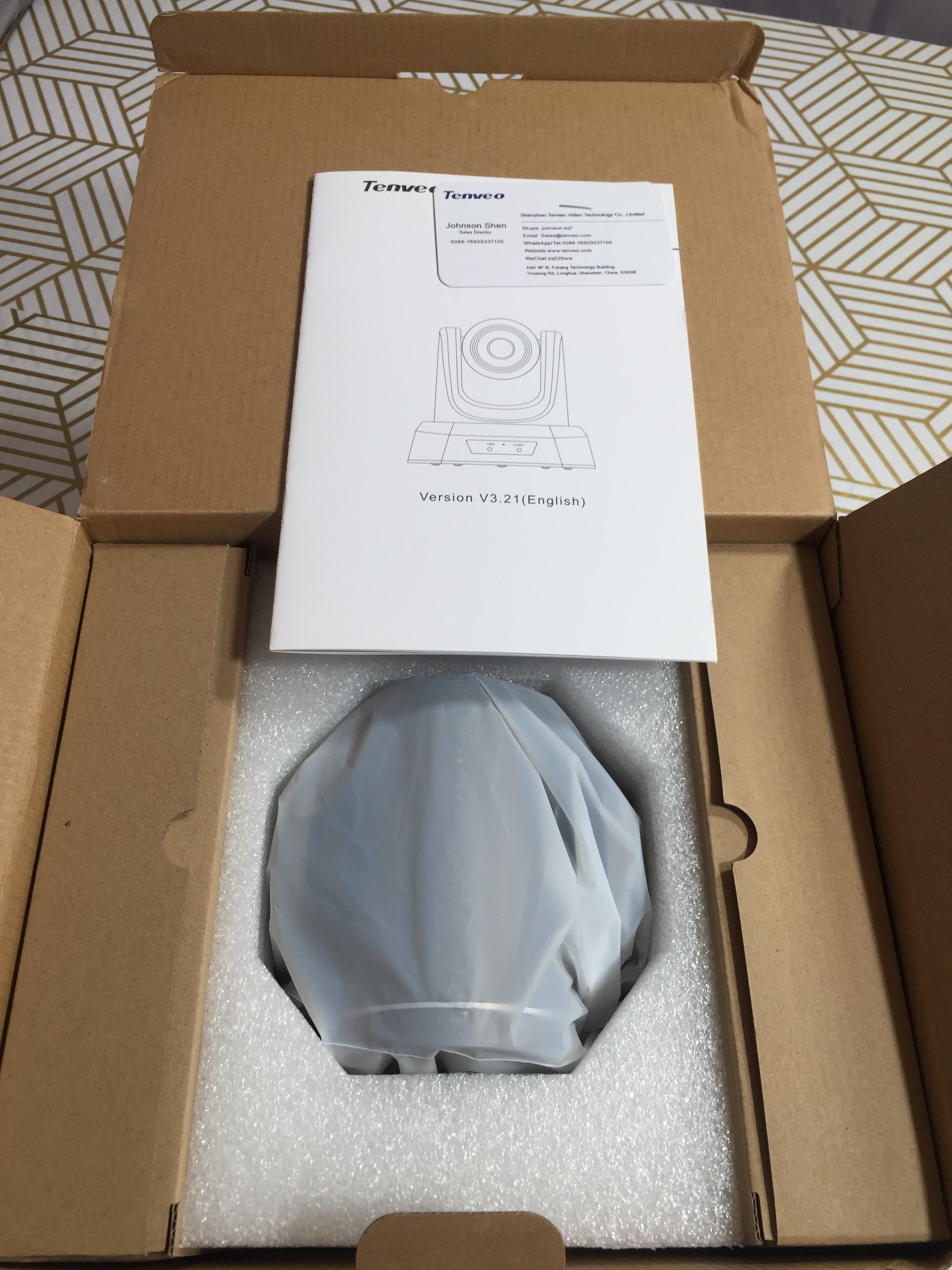 Tenveo PTZ Camera 10X Optical Zoom Full HD 1080p Video Conference Camera (8030130569454)