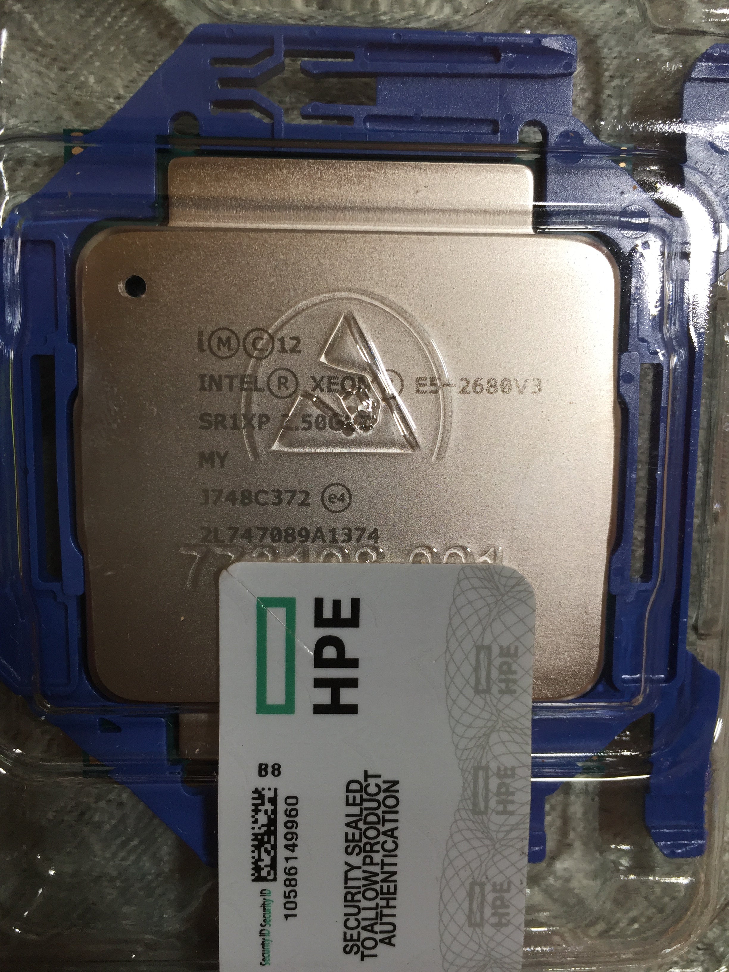 HPE XL450 GEN9 E5-2680V3 KIT - FACTORY SEALED INSIDE (7569971183854)
