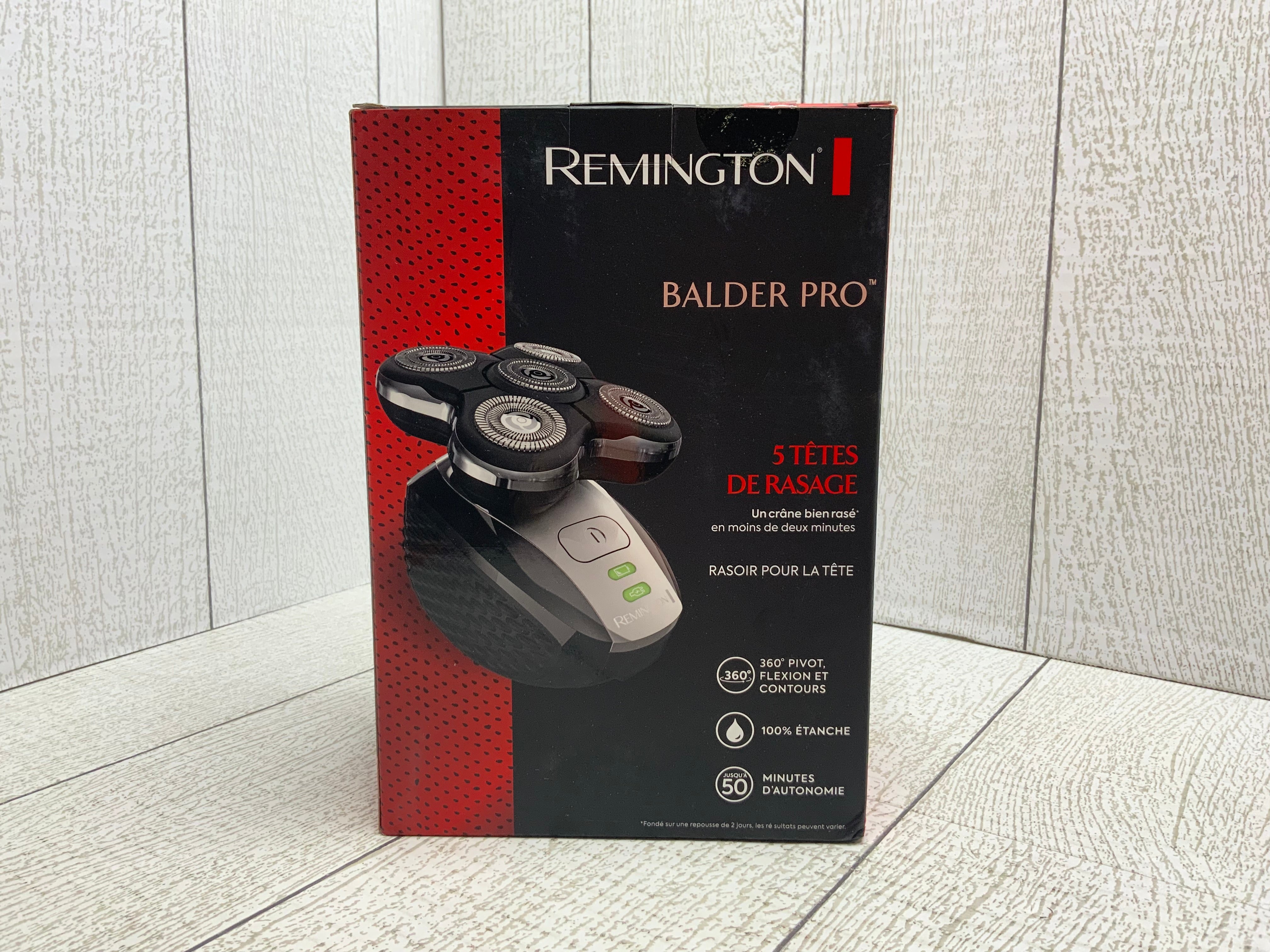 Remington Balder Pro Head Shaver, Cordless, 100% Waterproof, Black (8037927715054)