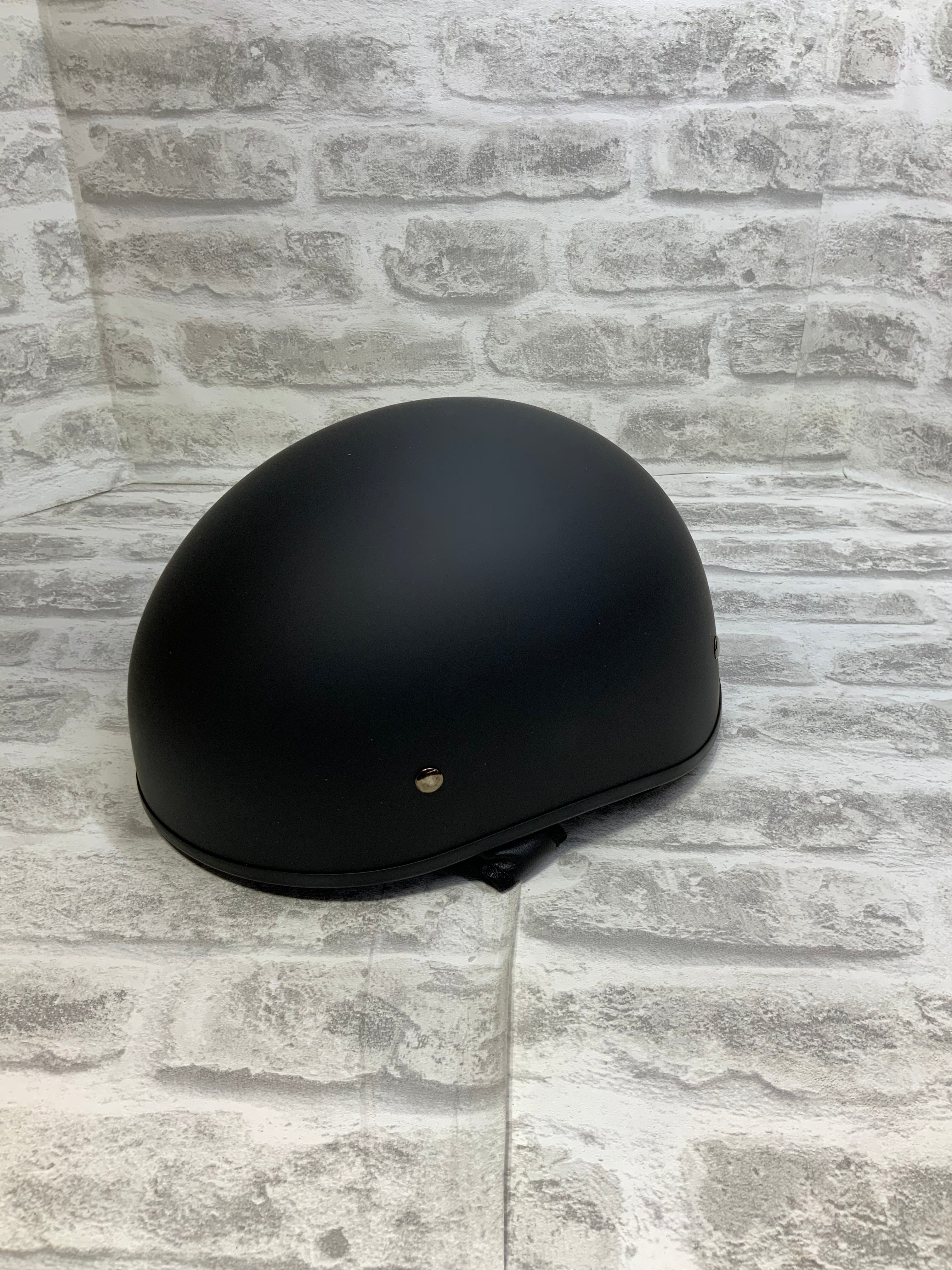 Vega Helmets Sniper Motorcycle Half Helmet (Matte Black, X-Large) (7530320822510)