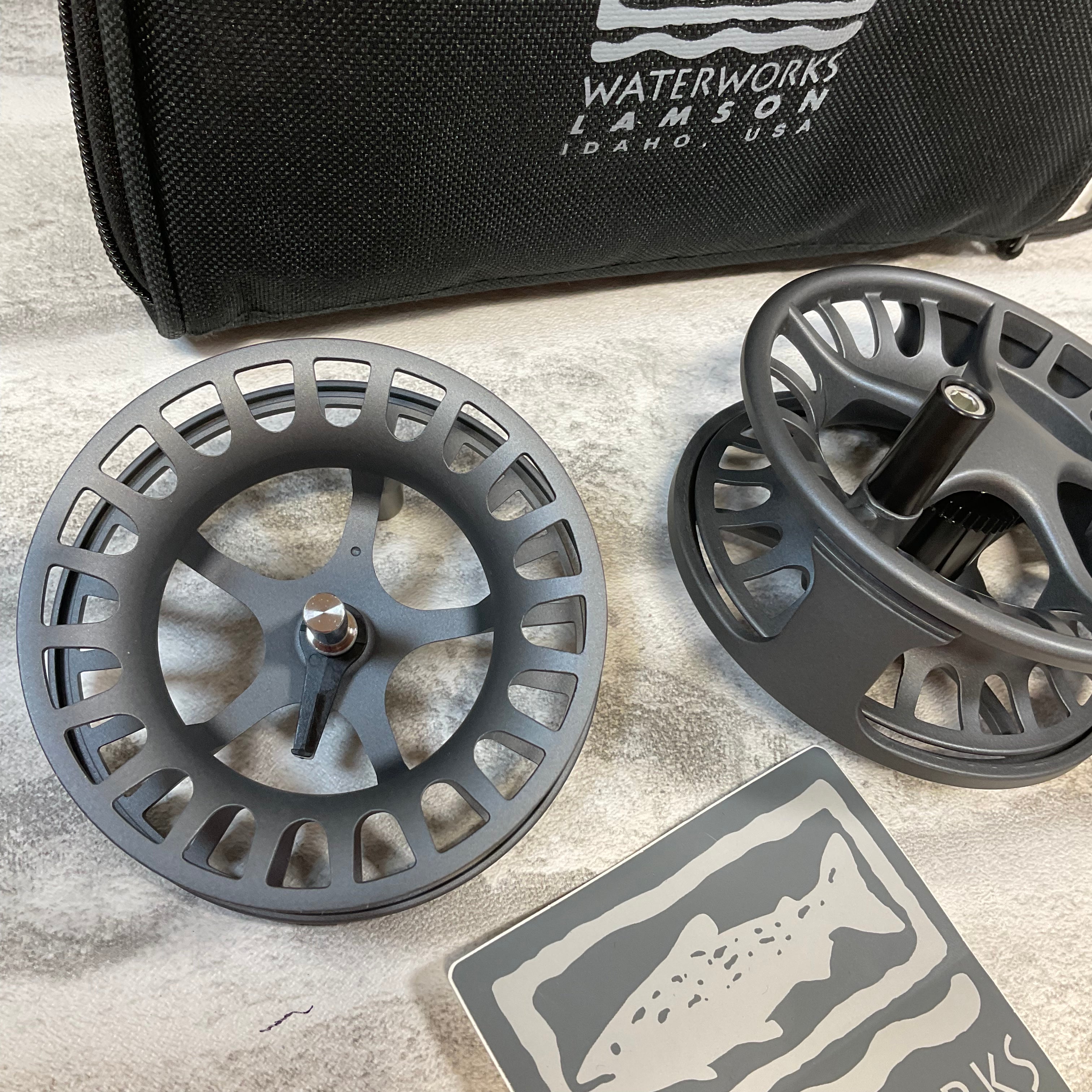 Waterworks Lamson Liquid Fly Reel - Smoke - 4/5/6 (7530598367470)