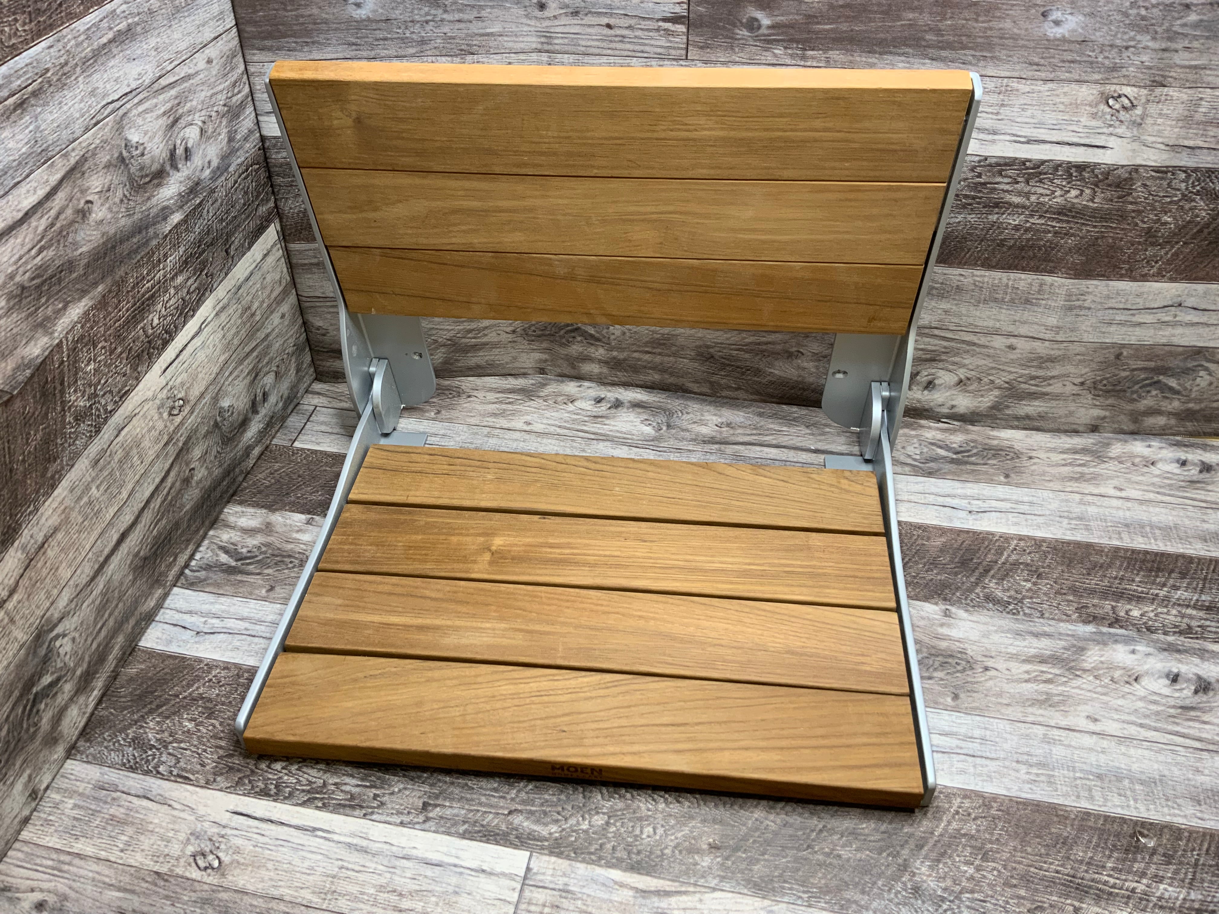 Moen Bath Safety Furniture Wood Home Care Teak Wood Aluminum Folding S