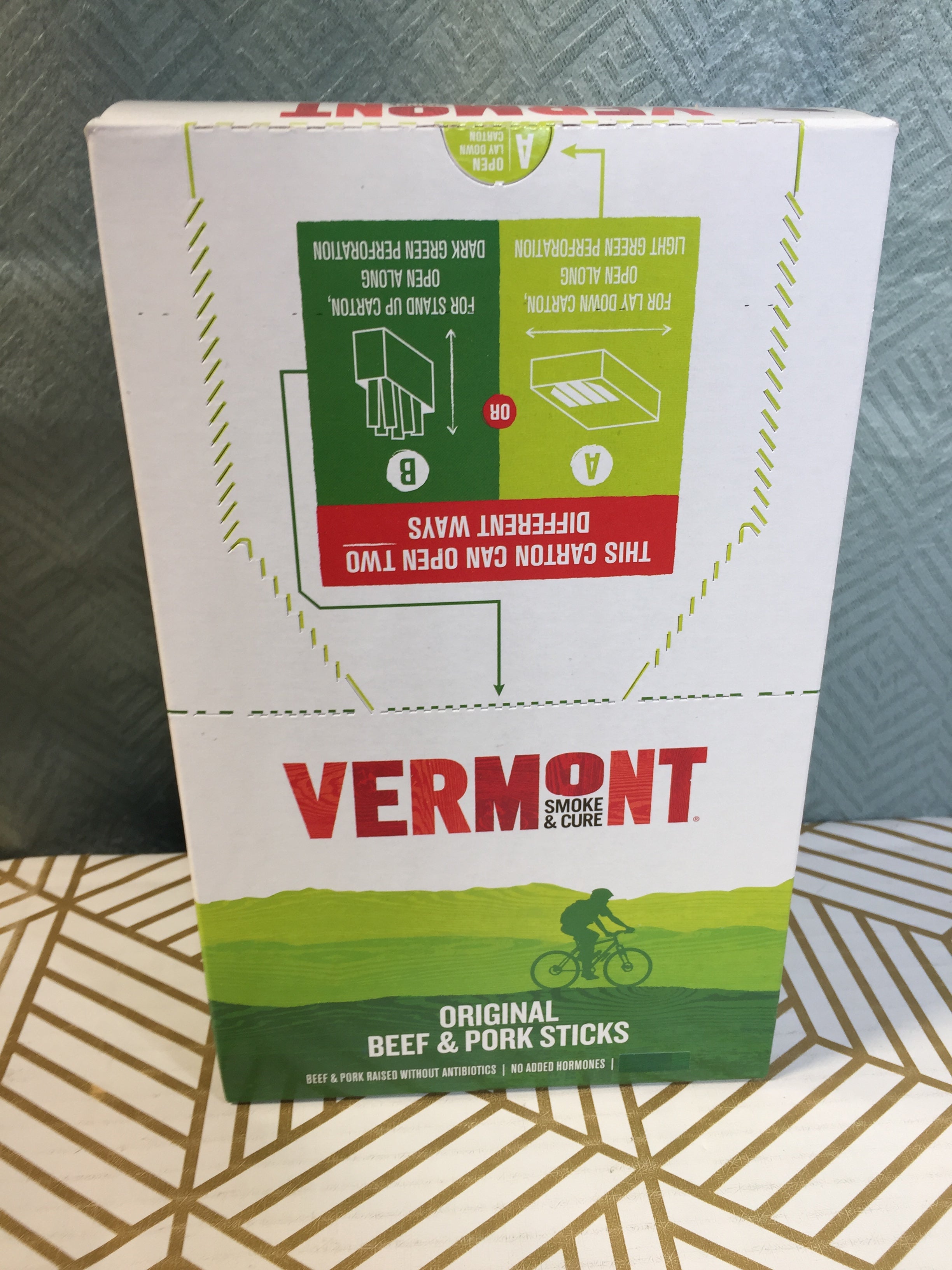 Vermont Smoke & Cure Meat Sticks - Original Beef & Pork Sticks - 24 Count (7760689266926)
