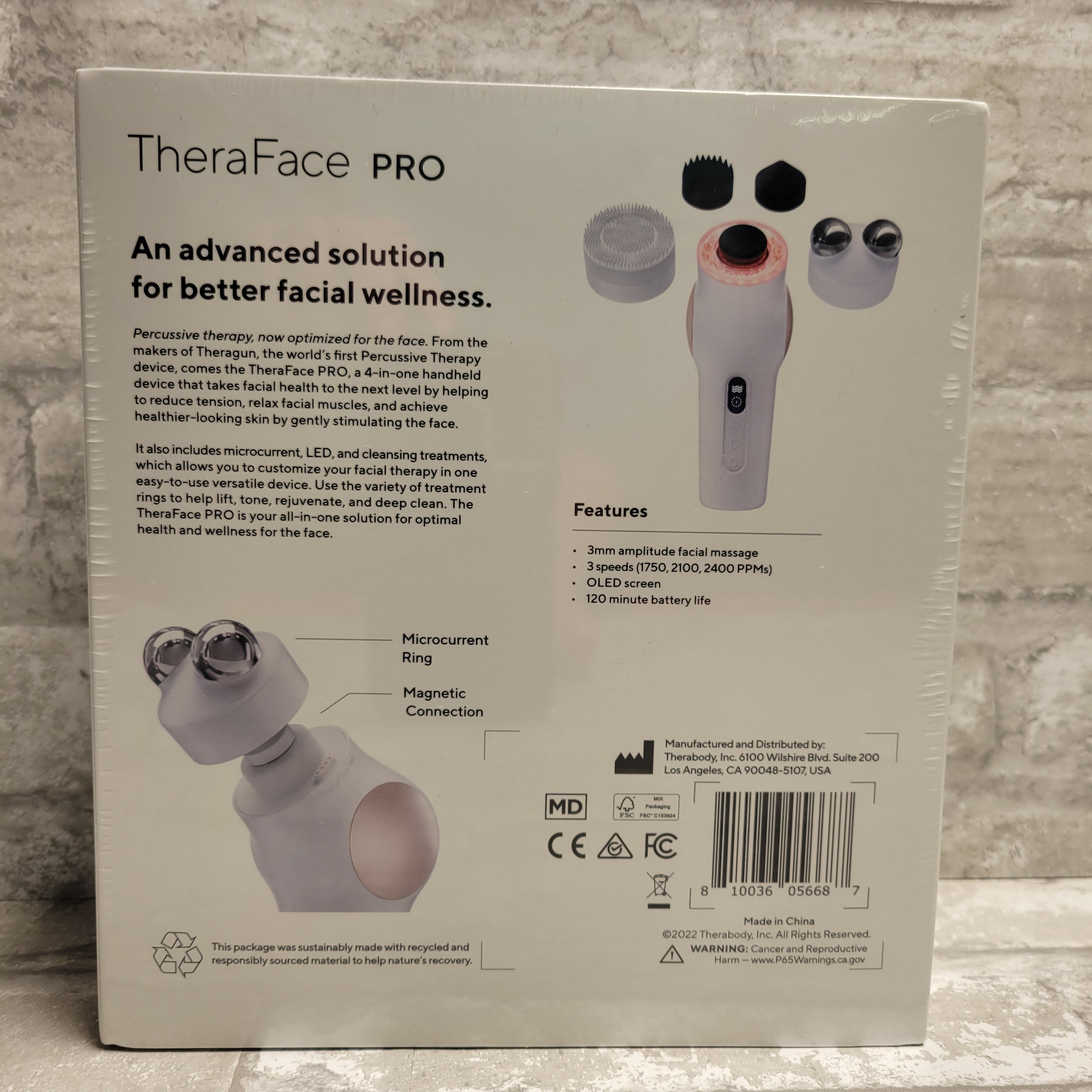 TheraFace PRO - Handheld Facial Massage Device (8015828844782)