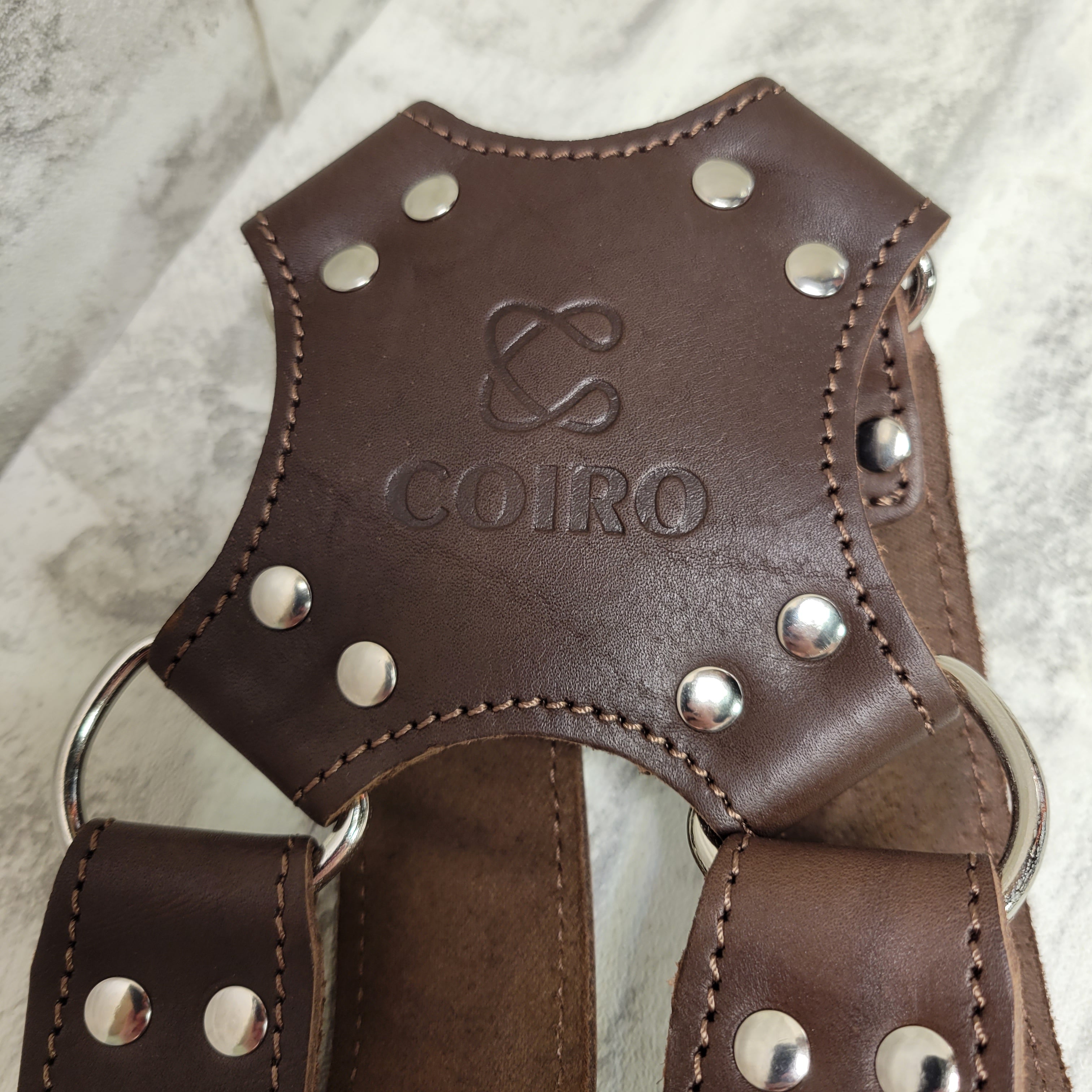 Dual Harness Two Cameras Shoulder Leather Strap DSLR/SLR by C Coiro (7746685632750)