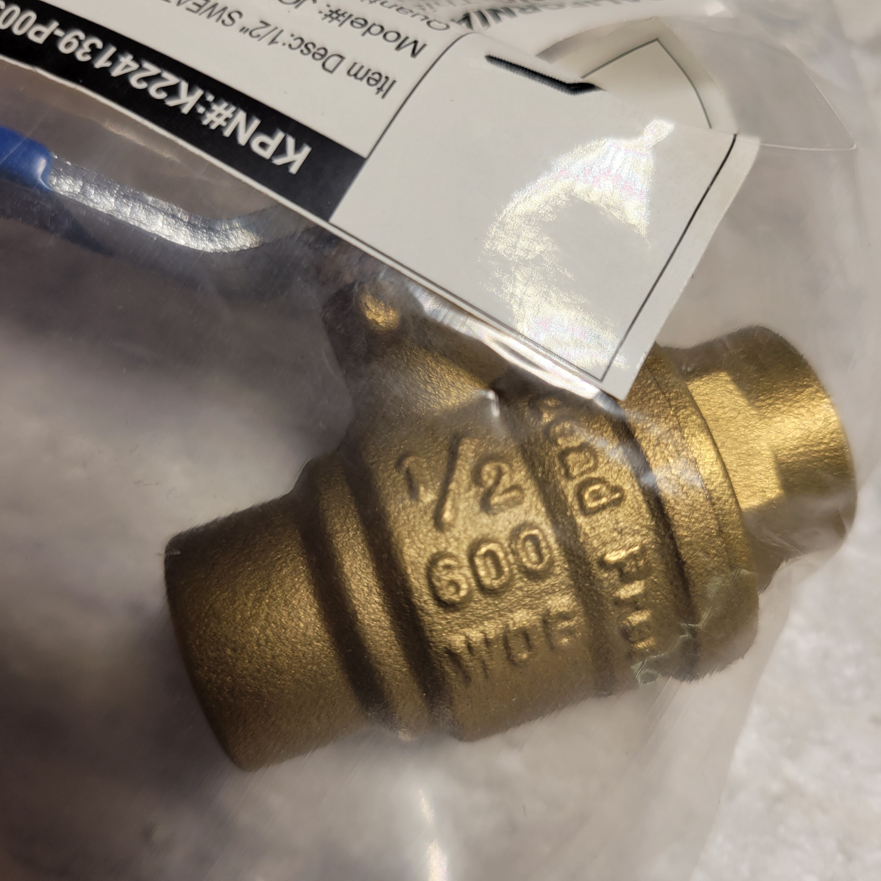 Sweat Ball Valve 1/2