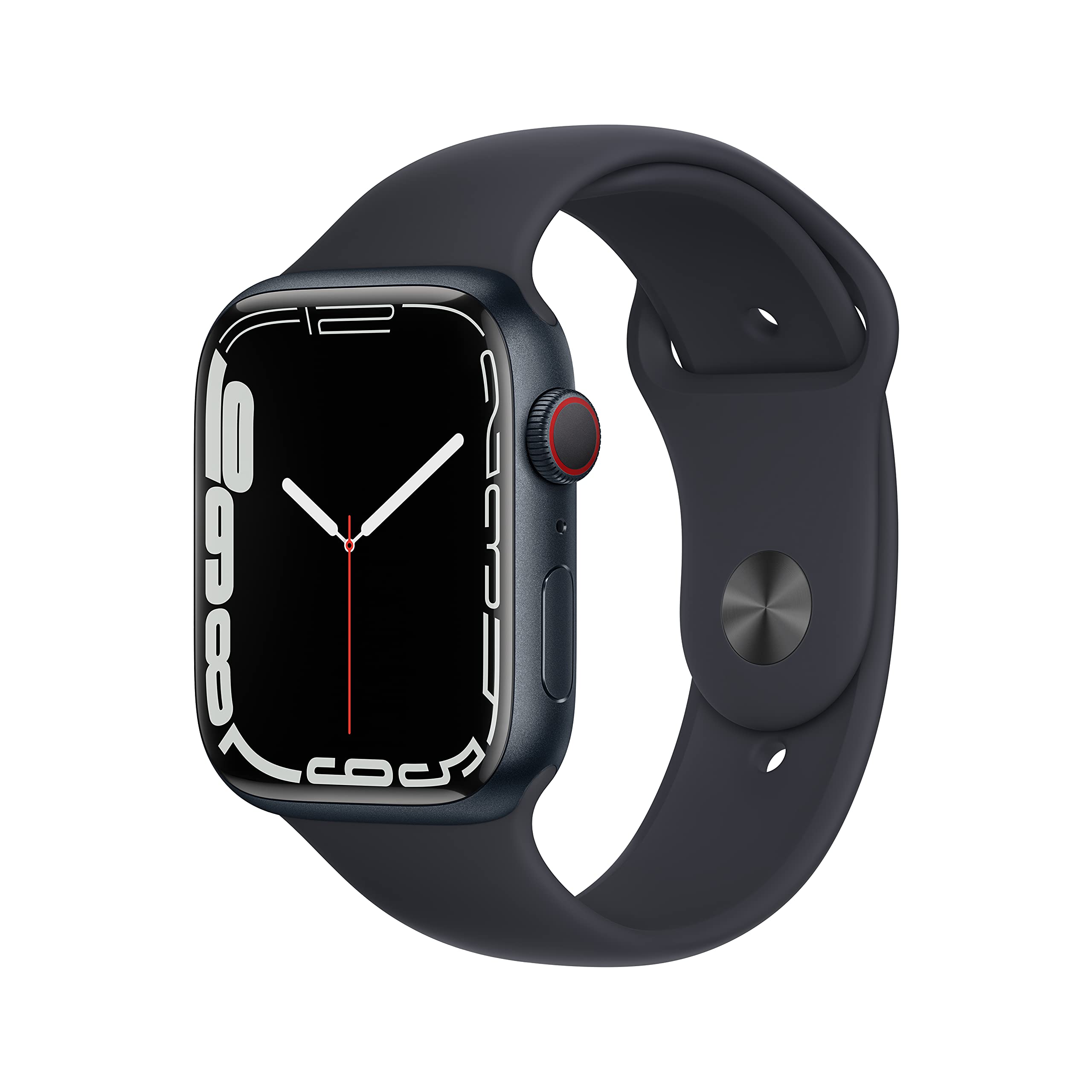 Apple Watch Series 7 [GPS + Cellular 45mm] Midnight Case & Midnight Sport Band (7870867767534)