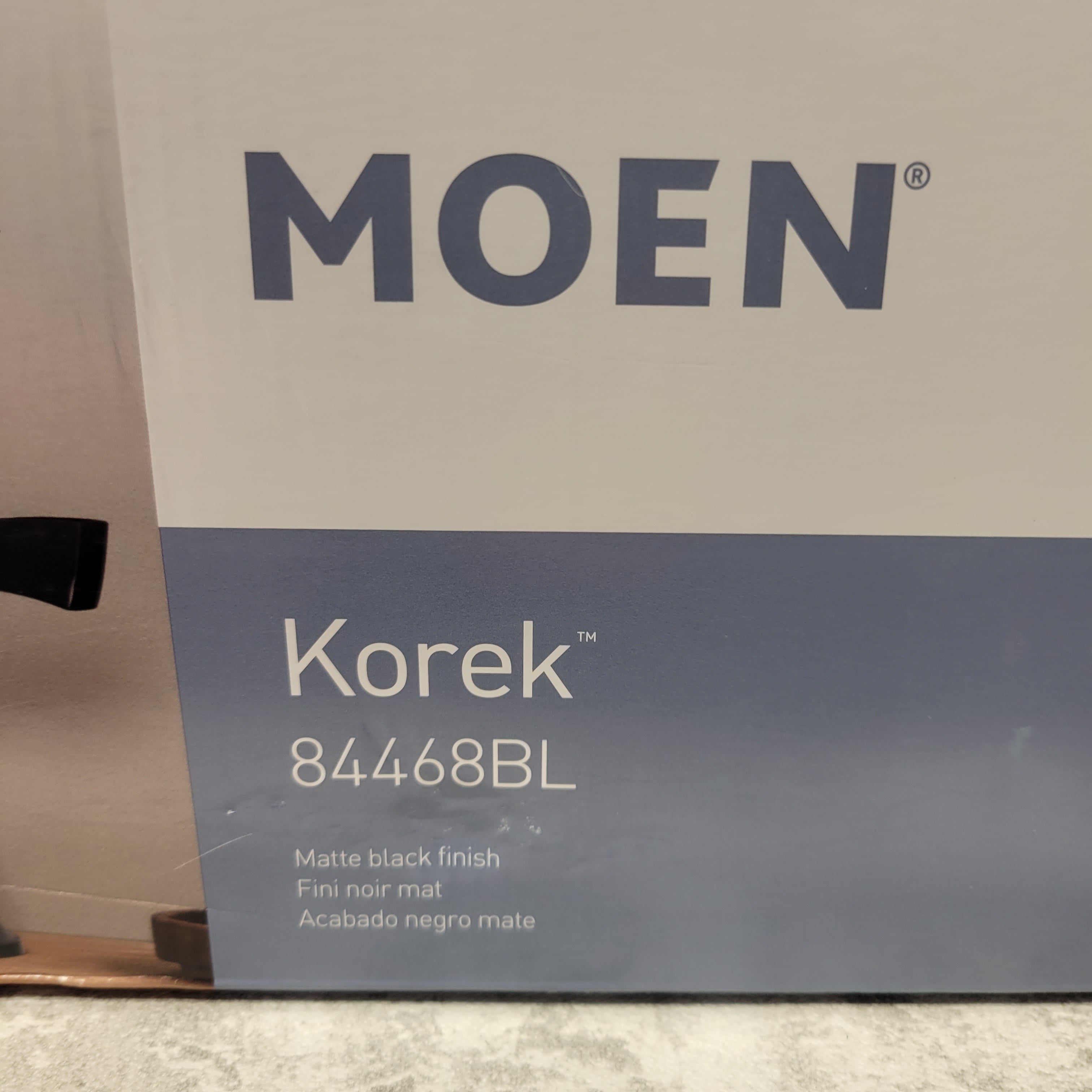 MOEN Korek 8 in. Widespread High-Arc Bathroom Faucet with Valve, Matte Black (7629454213358)