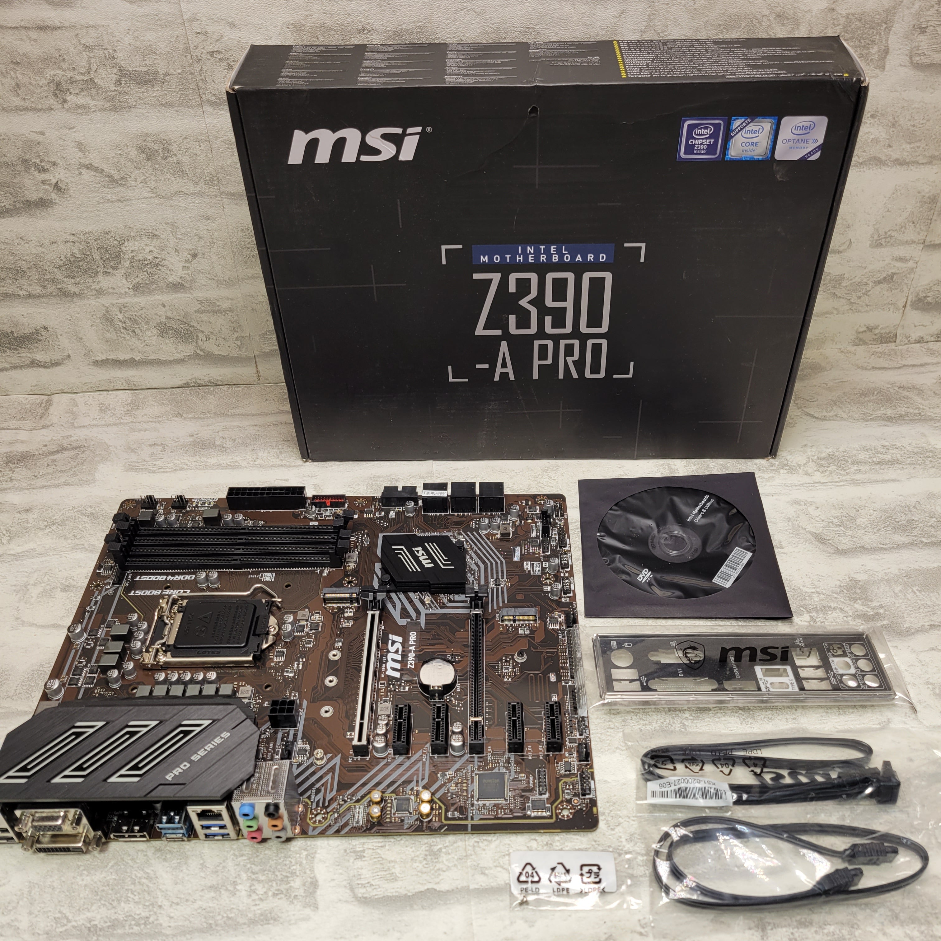 MSI Z390-A PRO LGA1151 (Intel 8th and 9th Gen) Gaming Motherboard (7686789300462)
