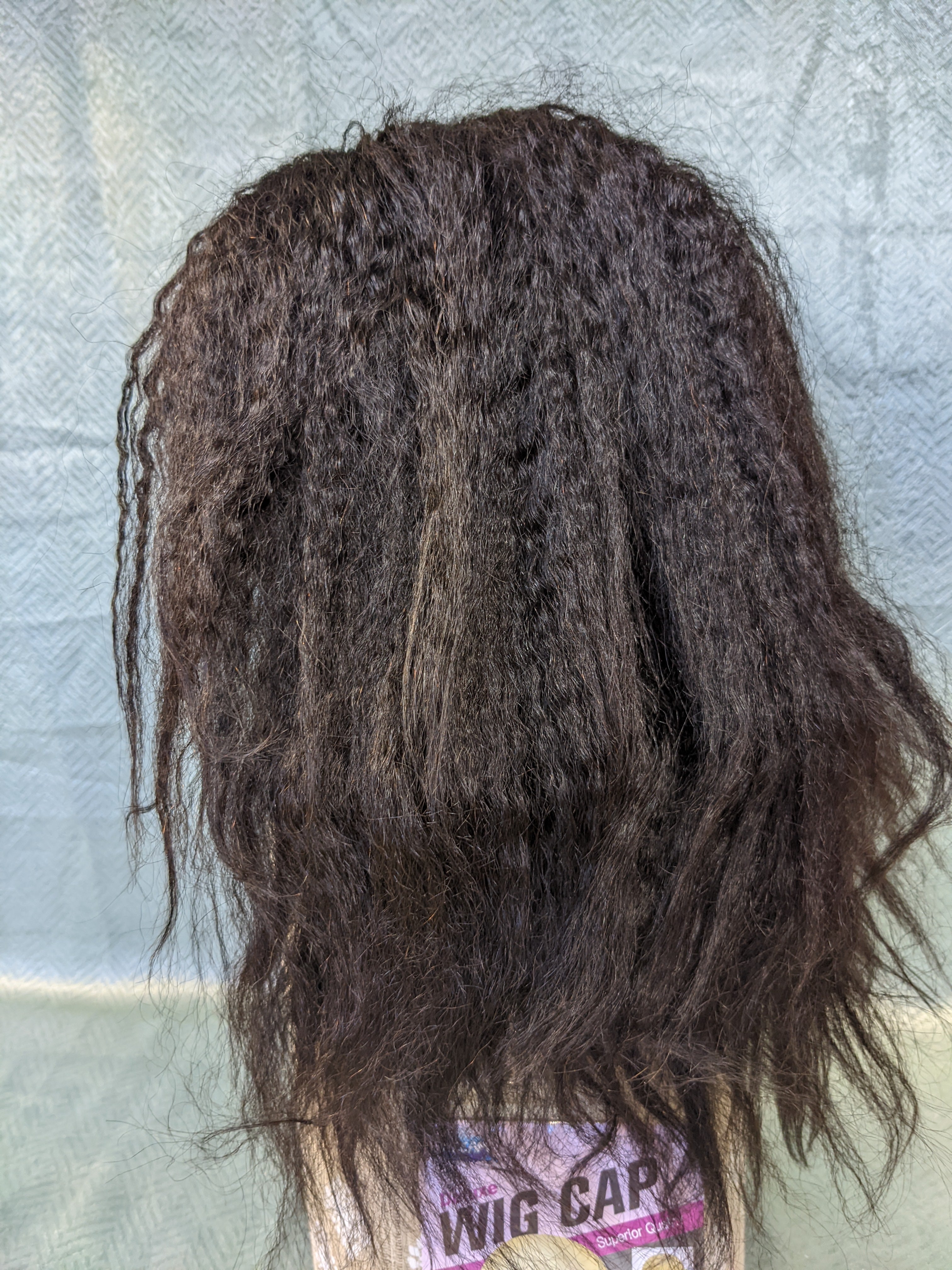 U-Nice Human Hair Brazilain Wig Natural Black (7510377693422)
