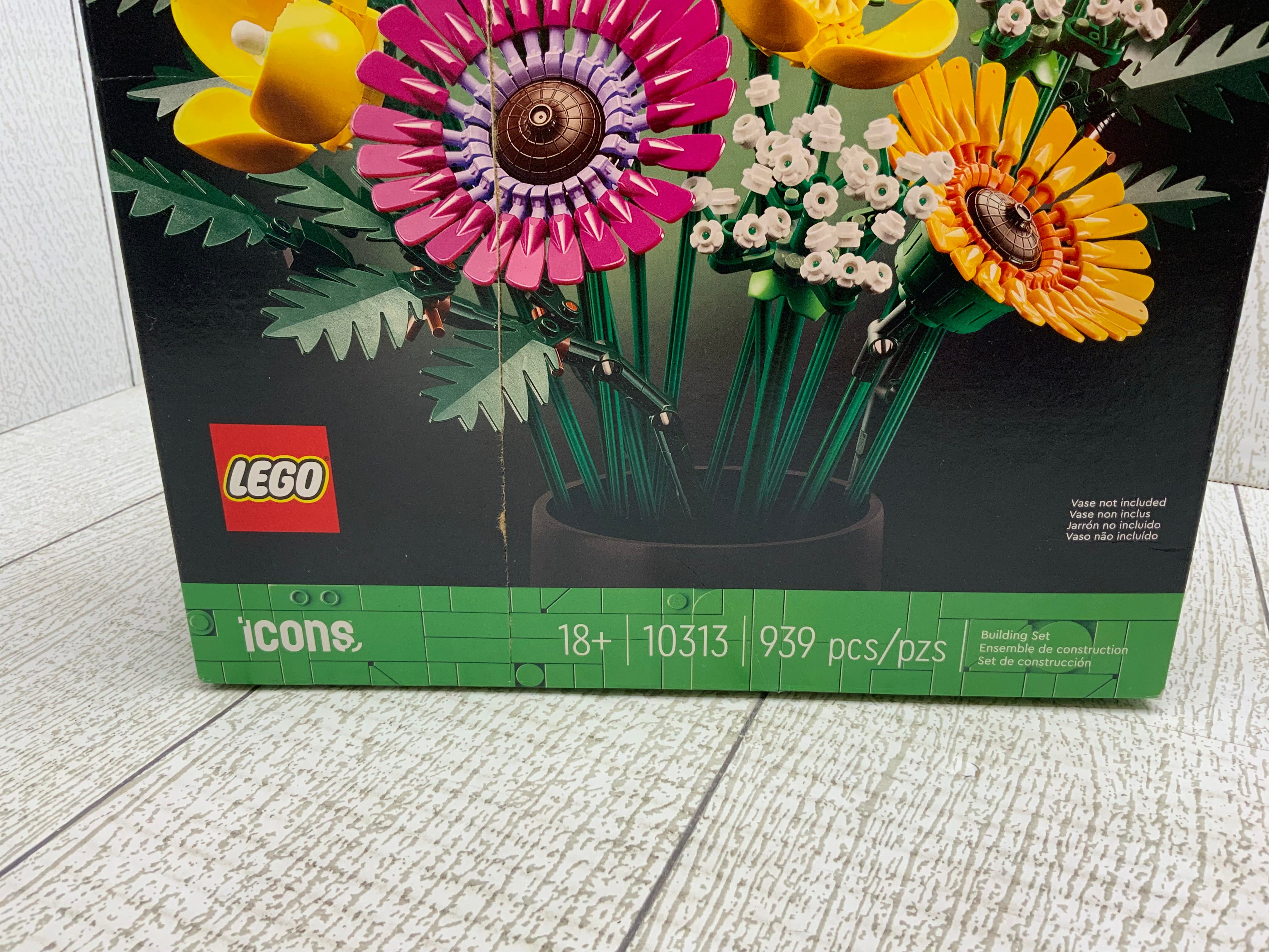 LEGO Icons Wildflower Bouquet 10313 Artificial Flowers with Poppies and Lavender (8048005775598)