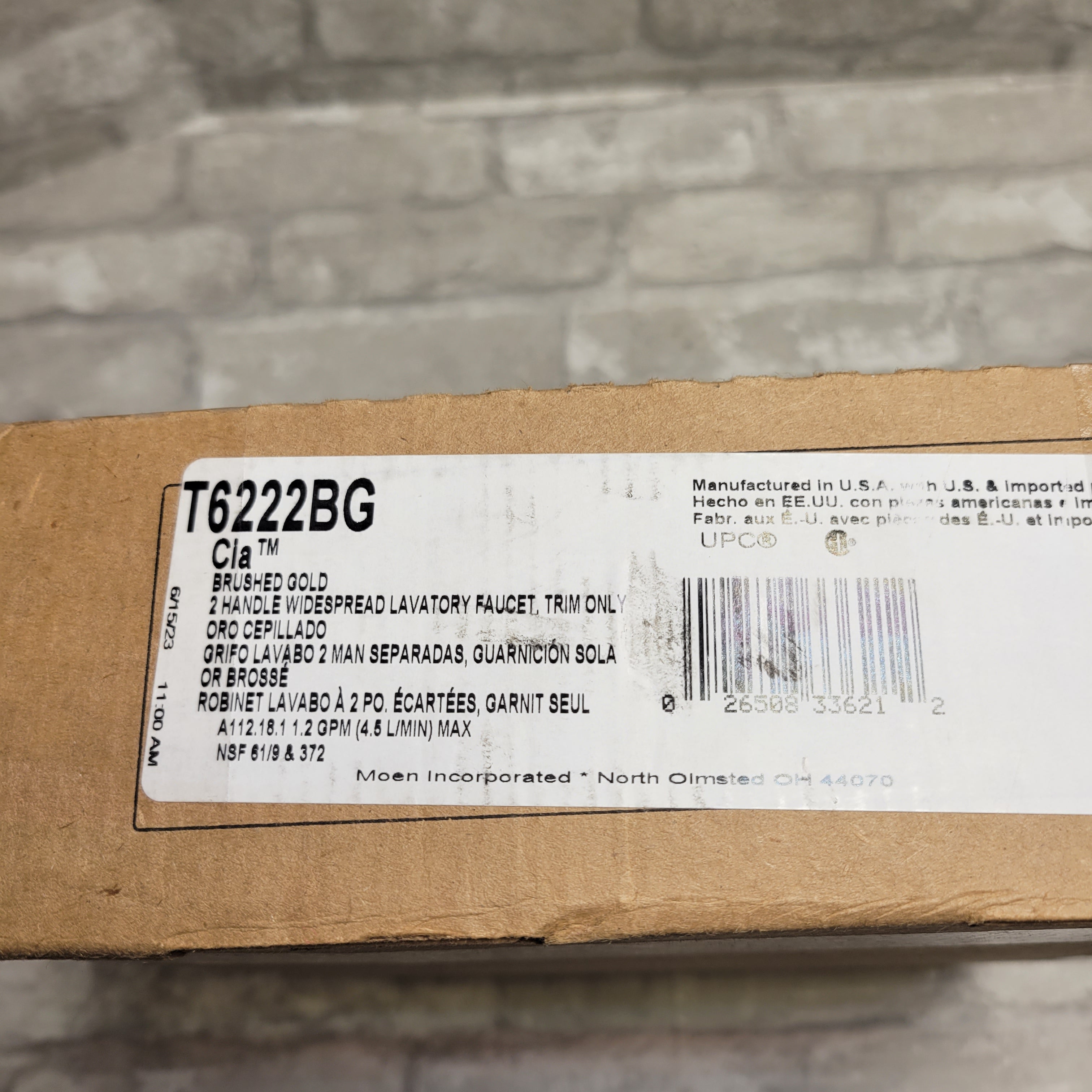 Moen Cia T6222BG Two-Handle Bathroom Sink Faucet Trim - Brushed Gold