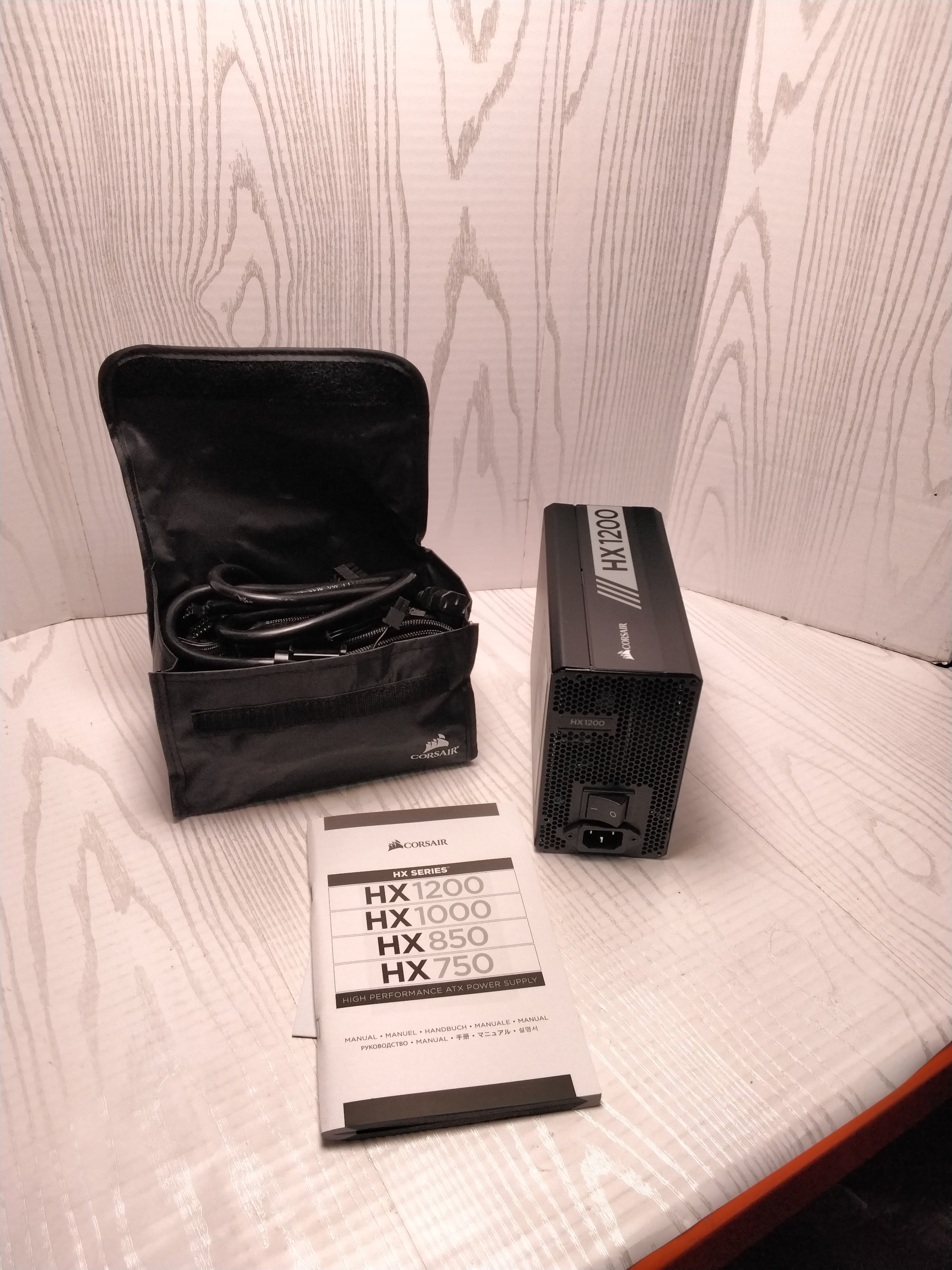 *FOR PARTS, UNTESTED*Corsair HX Series, HX1200, Model Number: CP-9020140-NA (7891982057710)