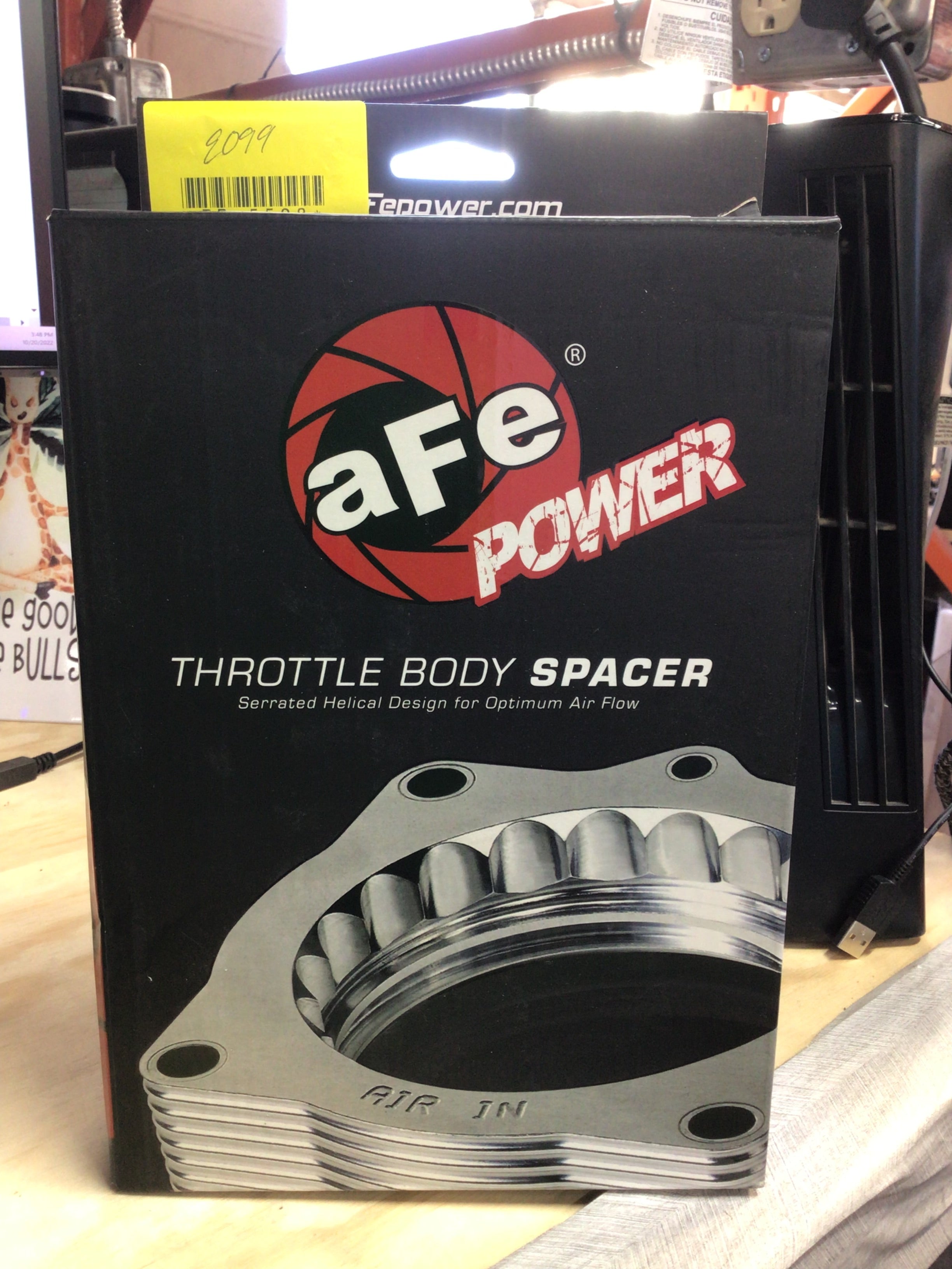 aFe Power Silver Bullet 46-34008 GM Throttle Body Spacer (7938535522542)