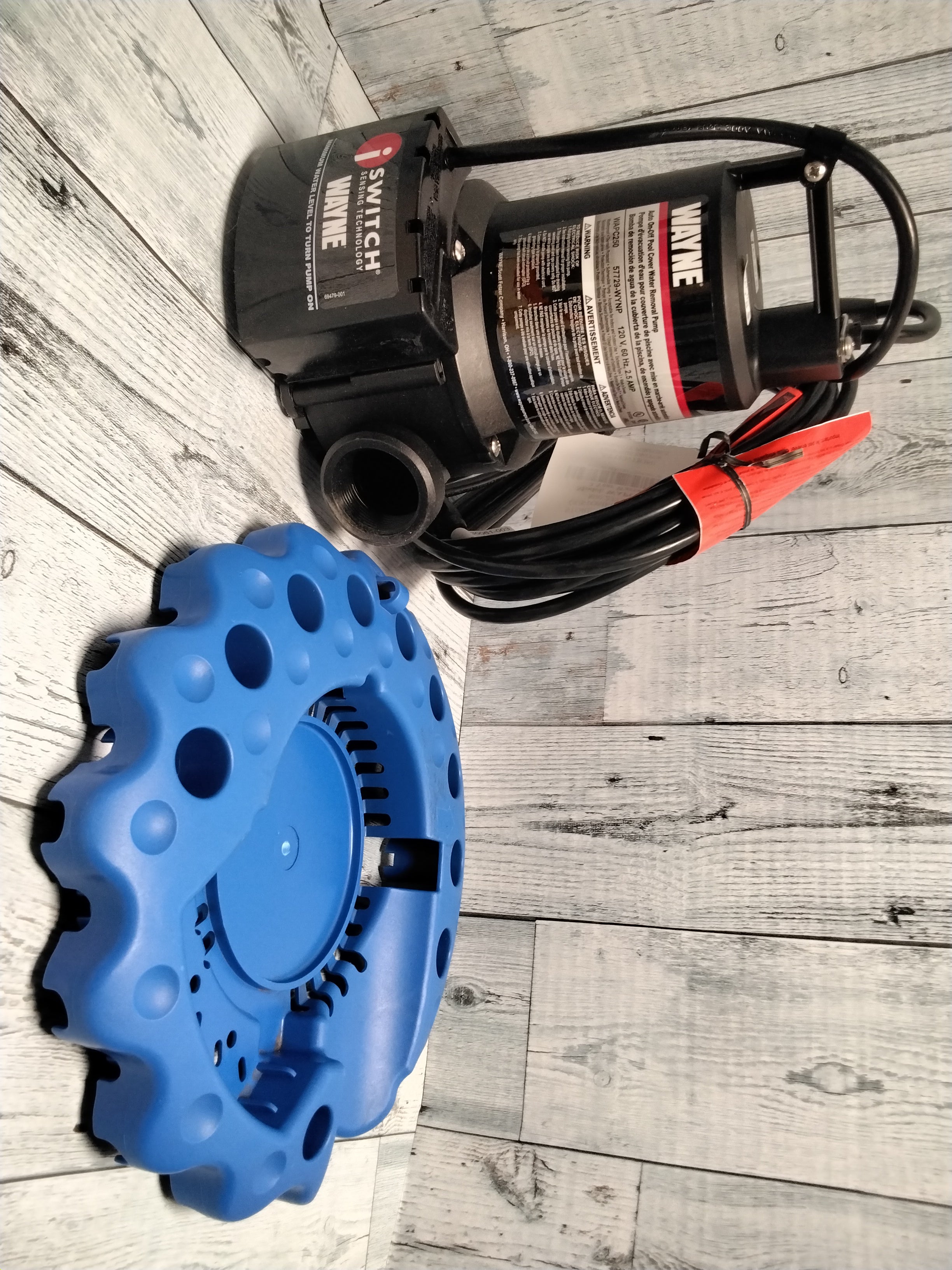 Wayne Pool Cover Pump 1/4 HP 3000 Gallons Per Hour (7913656451310)