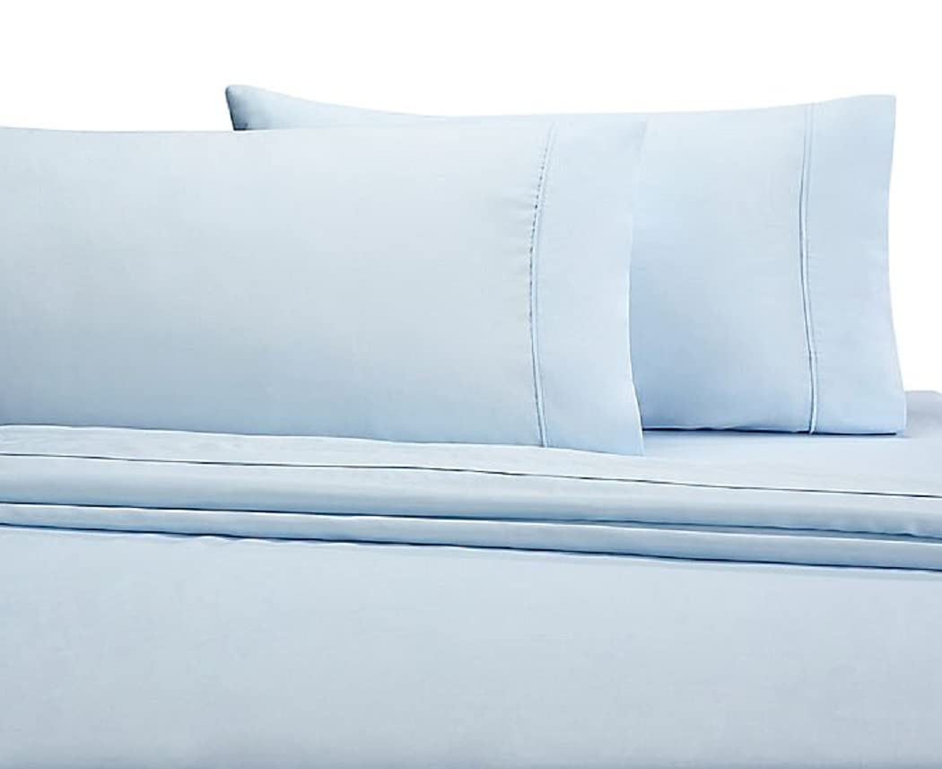 Wamsutta 350-Thread-Count Egyptian Cotton S/Q Pillowcases in Light Blue (7002862321847)
