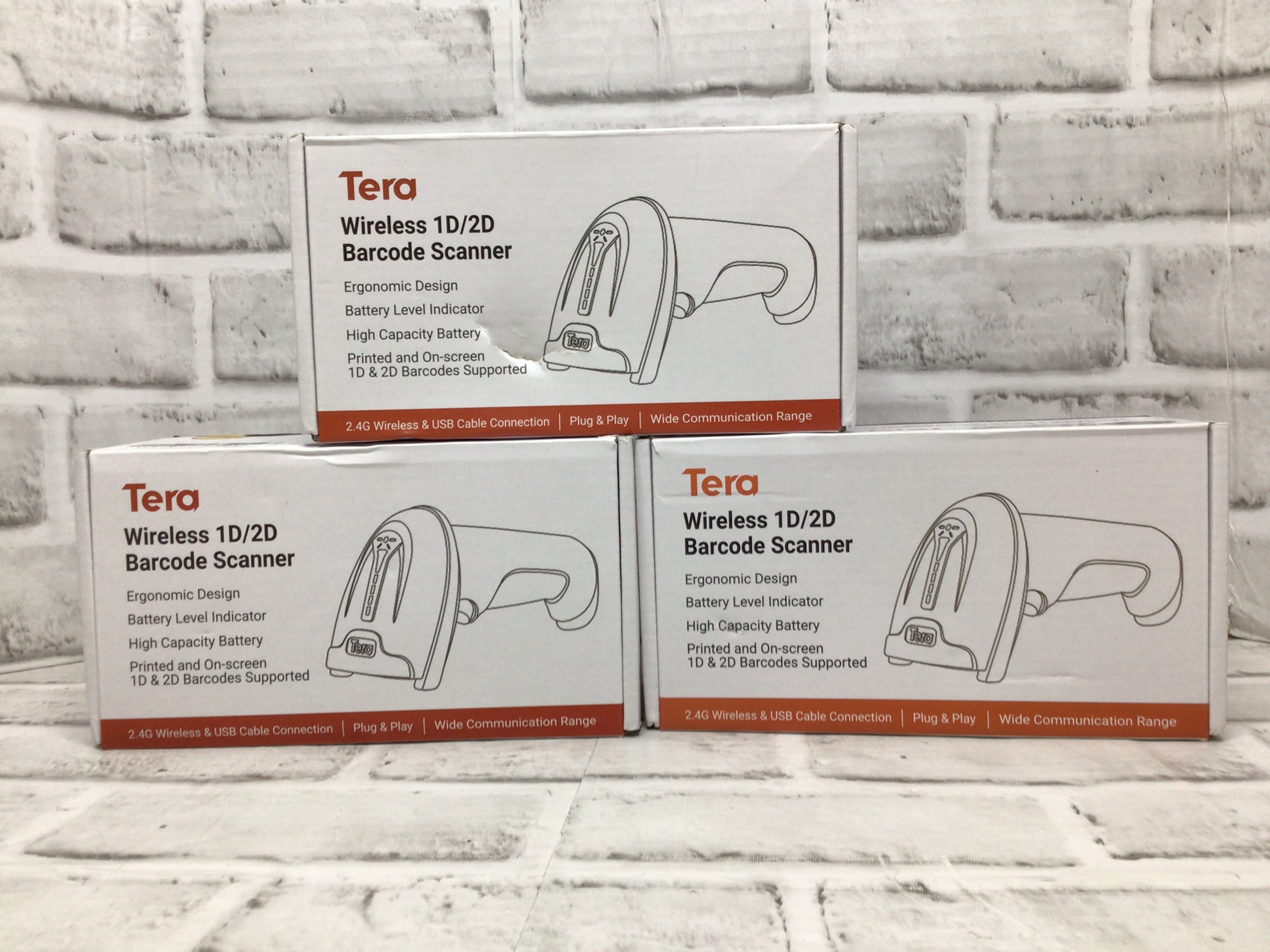 Terra D5100 Wireless 1D/2D Barcode Scanner w/ Battery Level Indicator *NOB* (8151179002094)