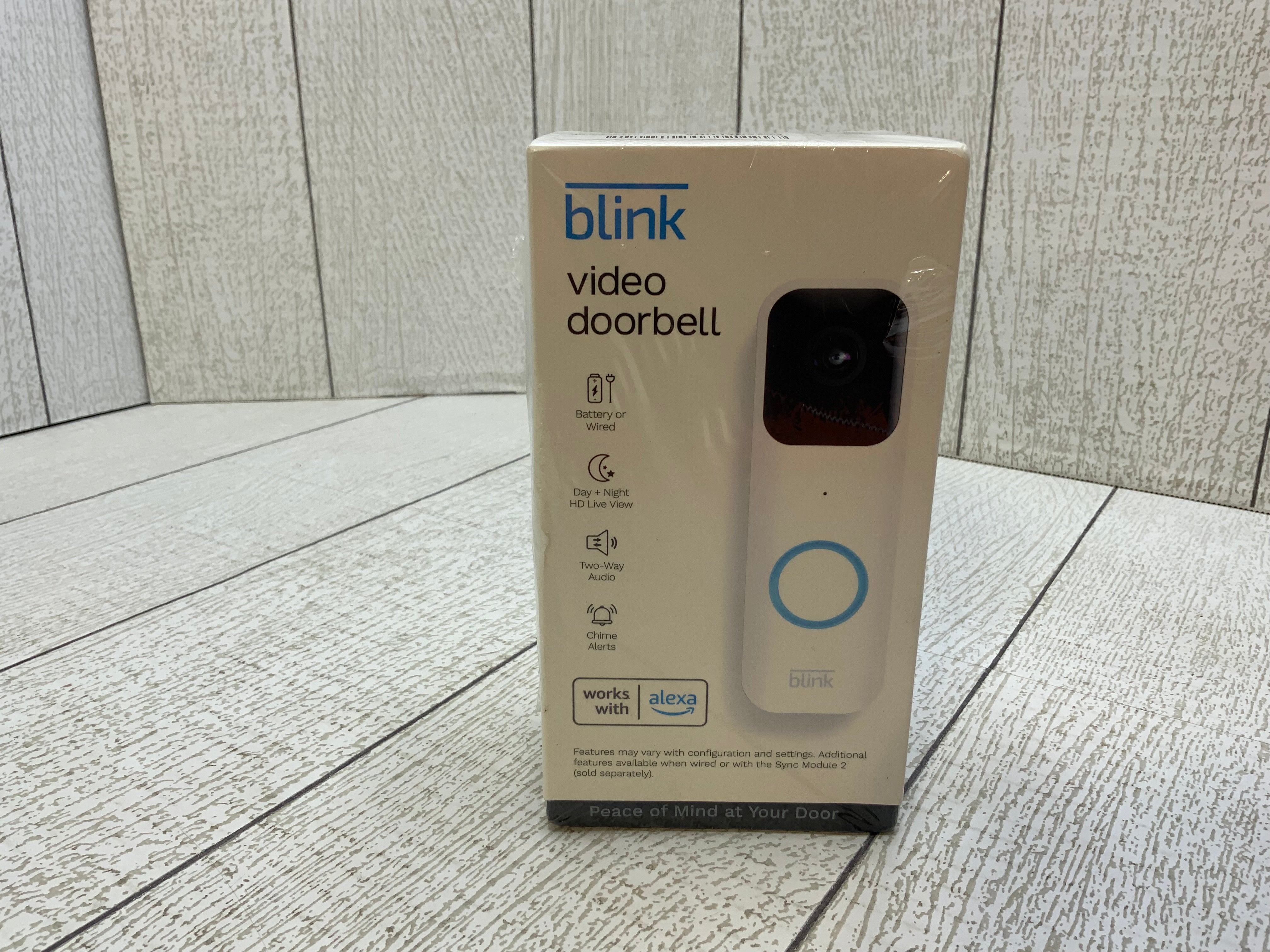 Blink Video Doorbell | Two-way audio, HD video, motion and chime app alerts (7949048578286)
