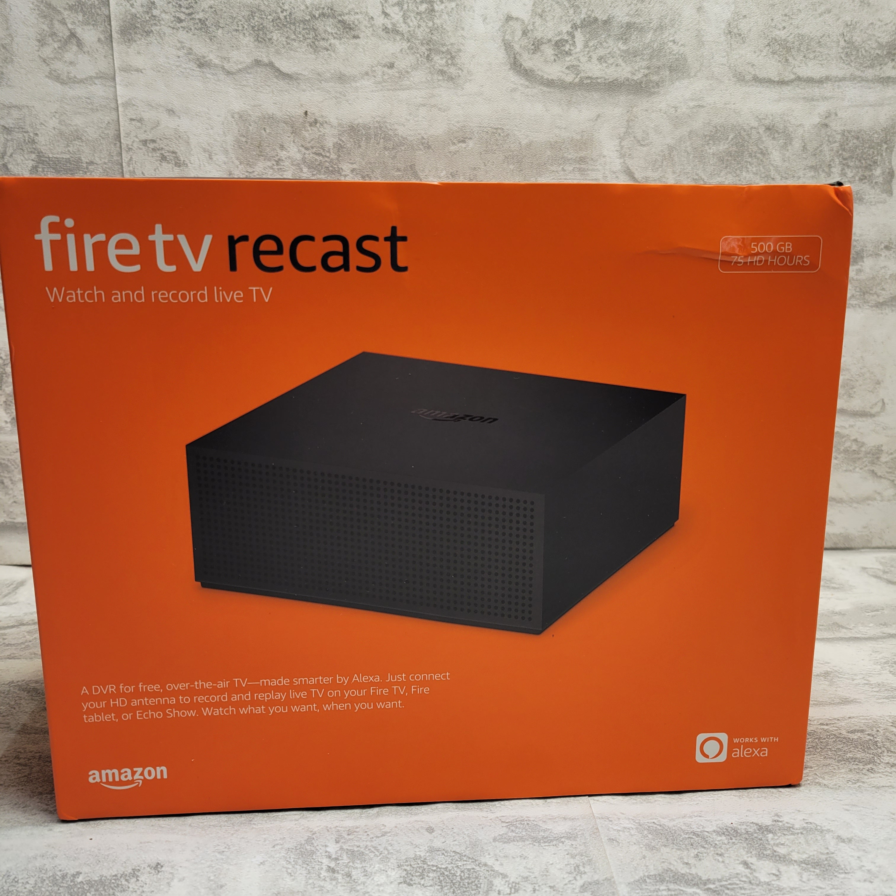 Fire TV Recast, over-the-air DVR, 500 GB, 75 hours, DVR for cord cutters (7856421109998)