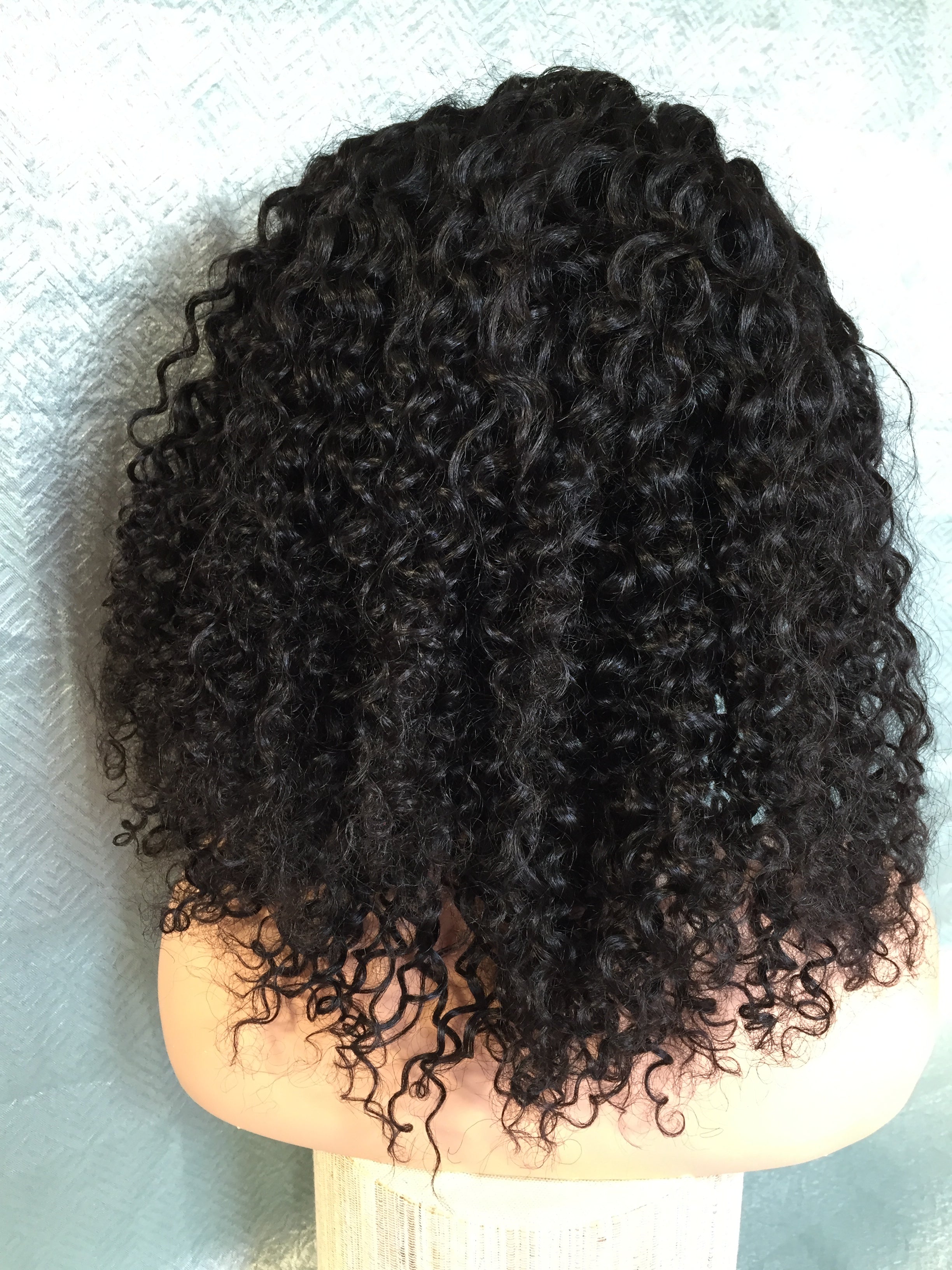 DIKAKO Premium Hair - Headband Wig Kinky Curly 14 Inch Black Wig (7607911645422)