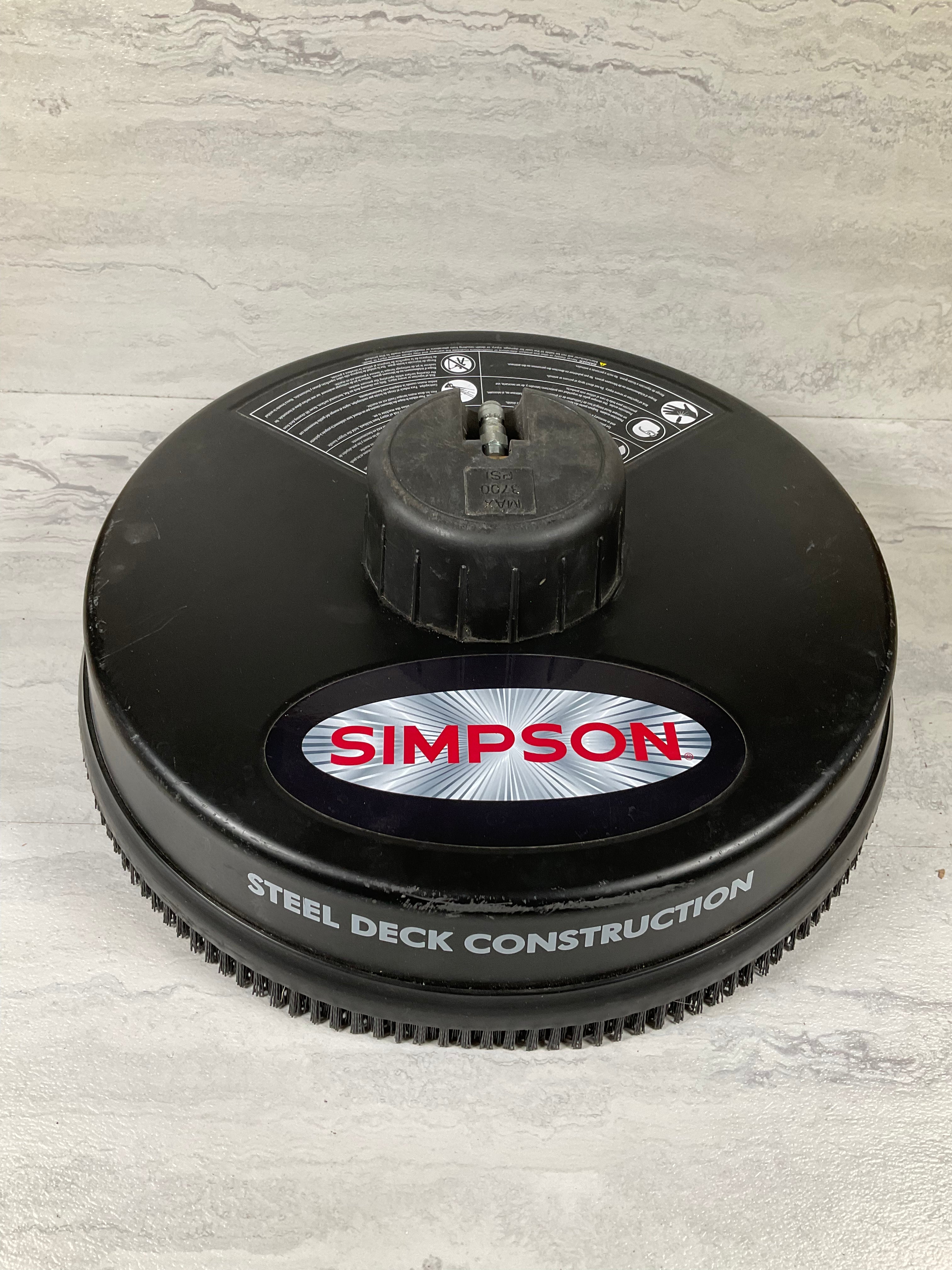Simpson 15 in. Steel Surface Cleaner Rated up to 3700 PSI (6903544971447)