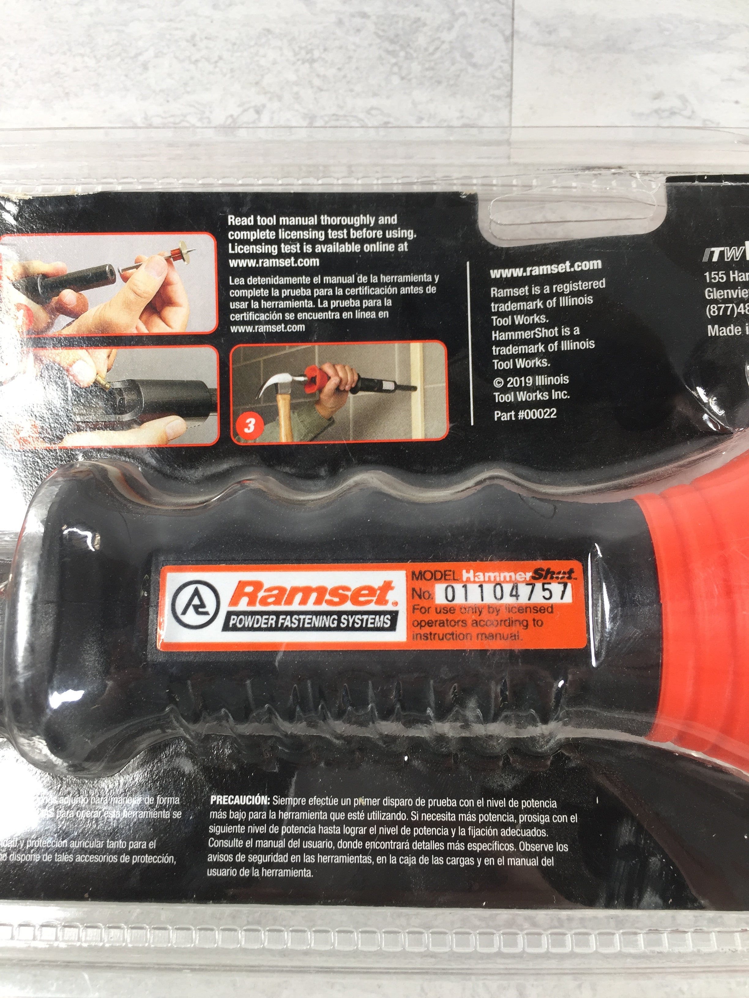 Ramset HammerShot 0.22 Caliber Single Shot Tool (6903542939831)