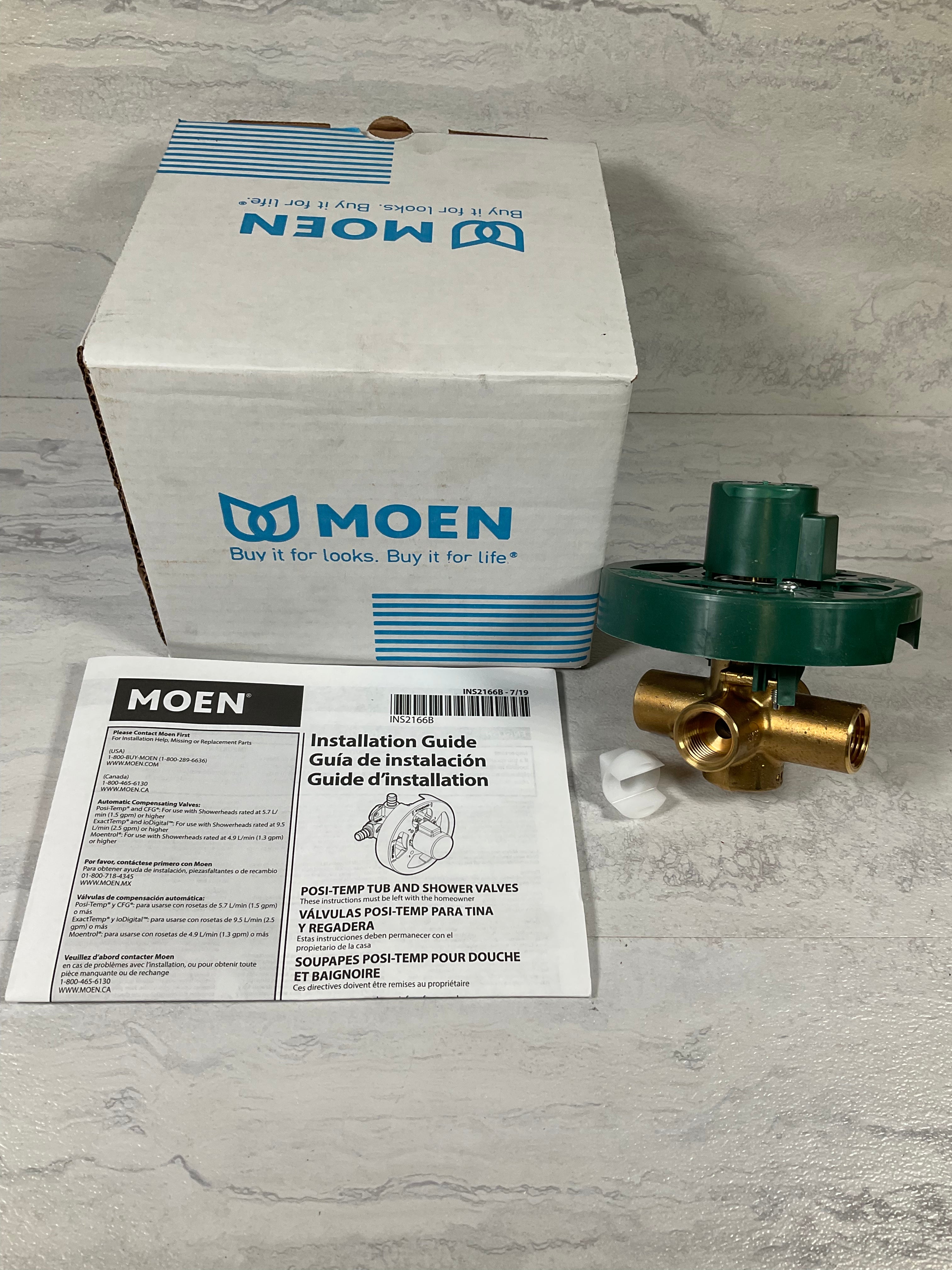 Rough-In Posi-Temp  Cycling Tub and Shower Valve - 1/2 in. IPS Connection (6901543993527)