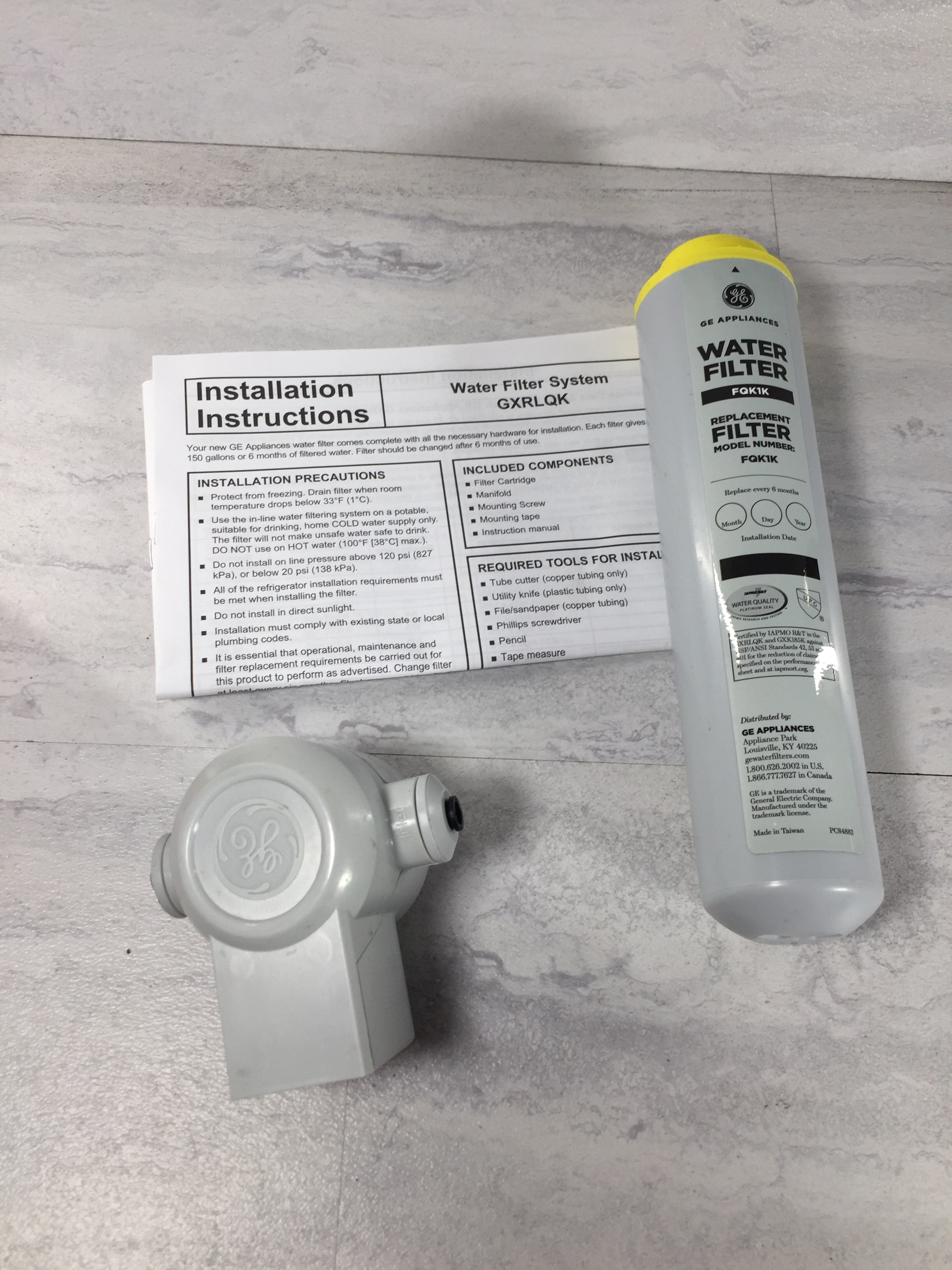 GE In-line Water Filtration System for Refrigerators or Icemakers | GXRLQK (6901552742583)