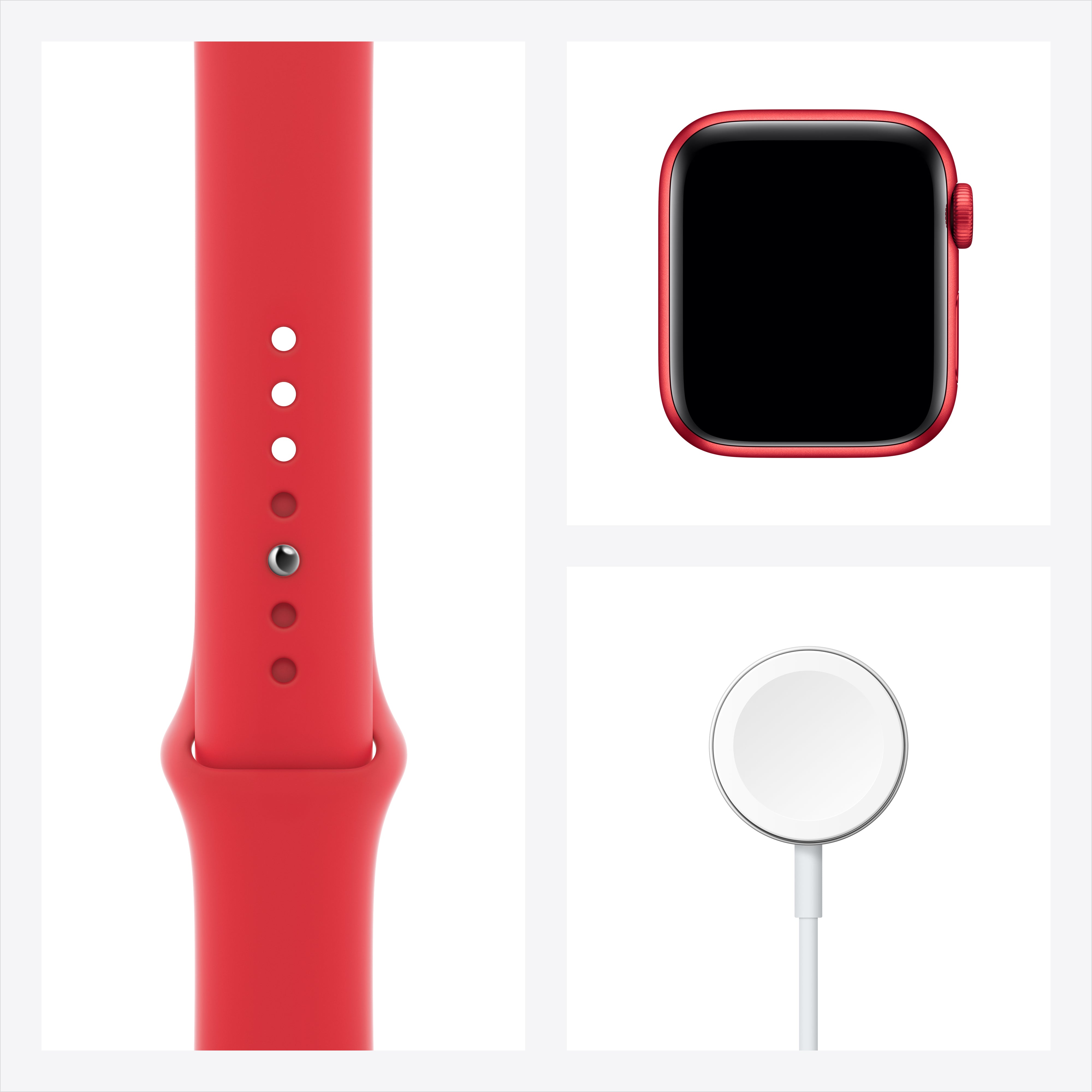 New Apple Watch Series 6 (GPS, 40mm) - (Product) RED - Aluminum Case with (Product) RED﻿ - Sport Band (6787594125495)