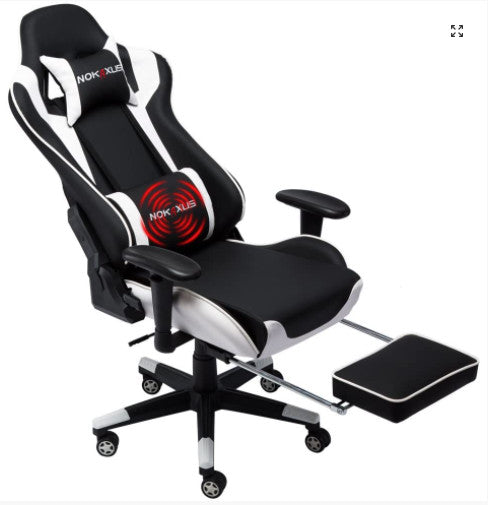 Nokaxus Gaming Chair (YK-6008-WHITE) (6820223582391)