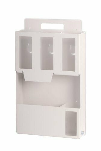 Clearform ML1579 ABS Plastic Vertical Wall or Door Isolation Station, 25.25